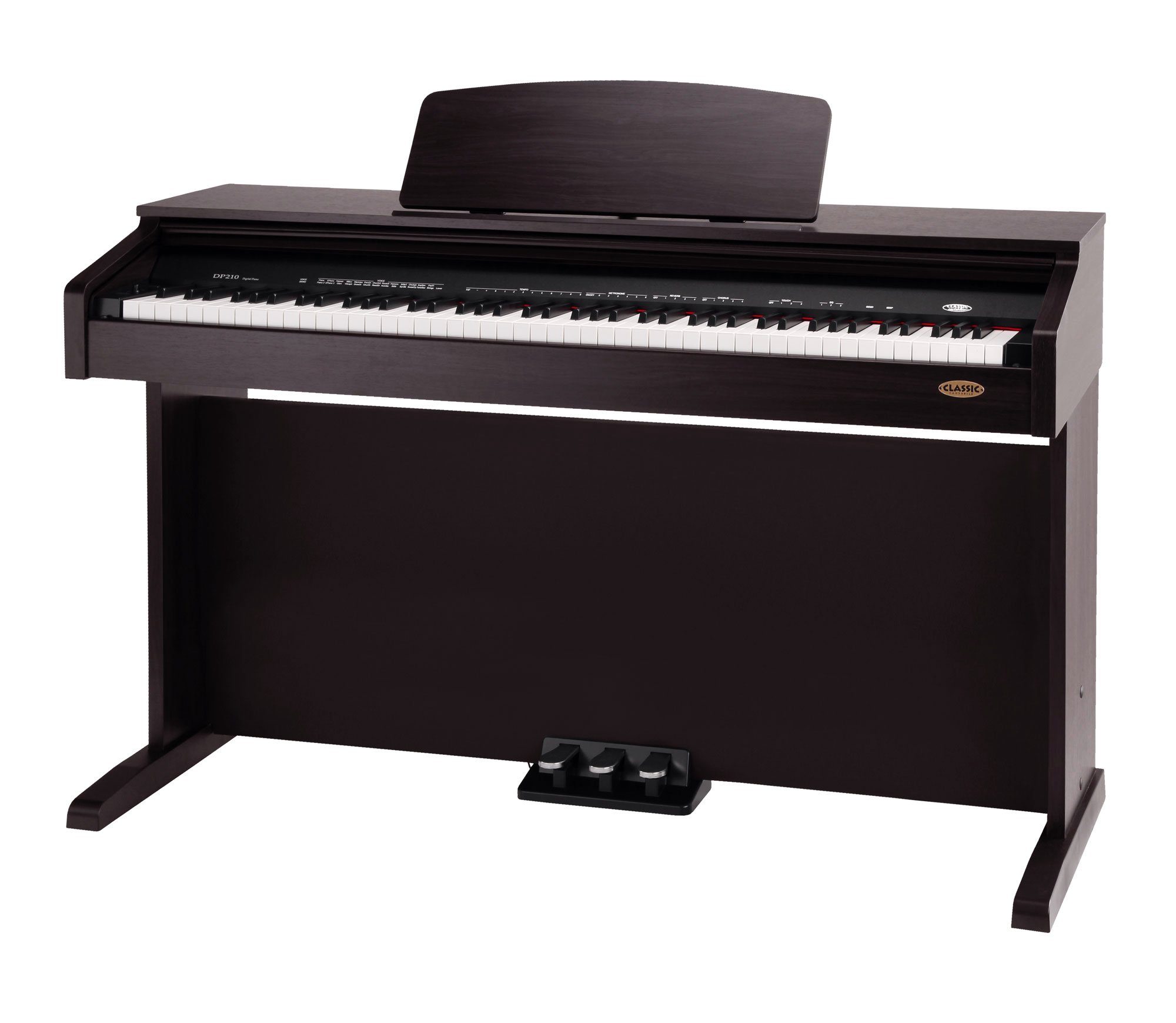Digitalpiano DP-210 E-Piano mit 88 Tasten Hammermechanik