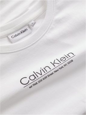 Calvin Klein T-Shirt COORDINATES LOGO GRAPHIC T-SHIRT mit Calvin Klein Logo-Schriftzug