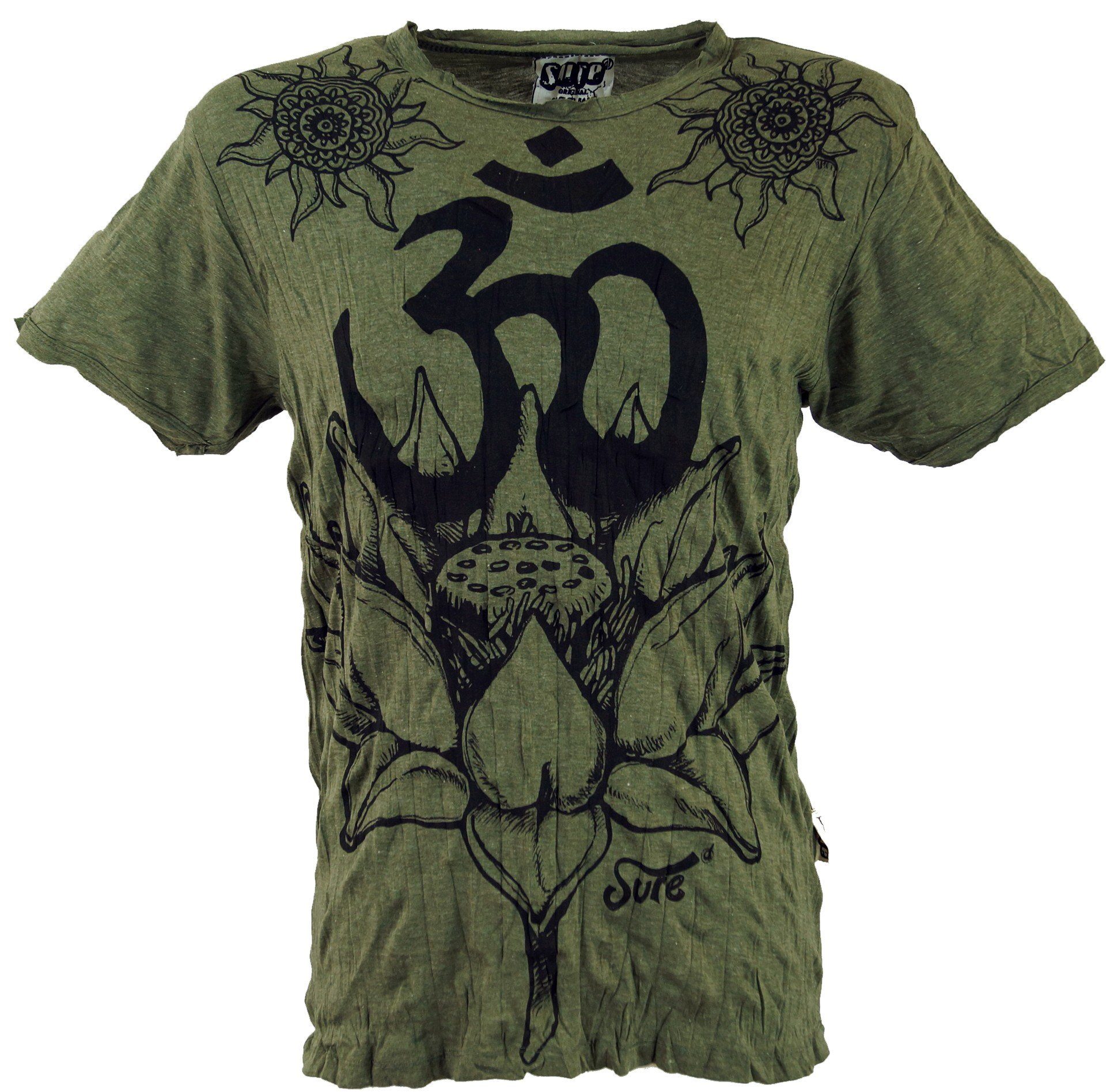 Guru-Shop T-Shirt Sure Herren T-Shirt Lotus günstig online kaufen
