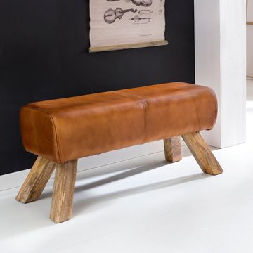 KADIMA DESIGN Fußhocker Sitzhocker Holz 90x30x43 Modern Garderobenbank