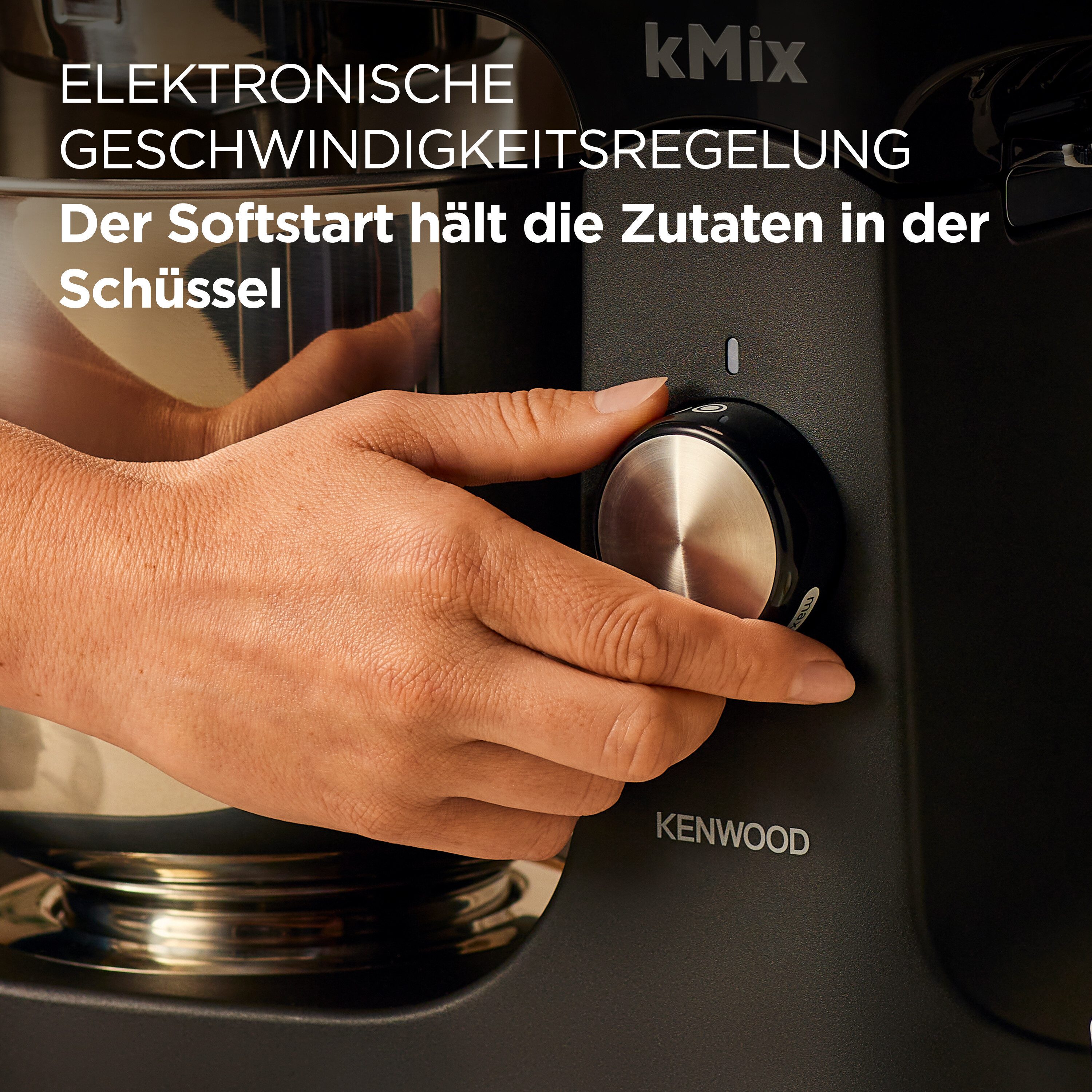 KENWOOD Küchenmaschine KMX751ABK, 1000 W, 5 l Schüssel – Bild 4 von 5