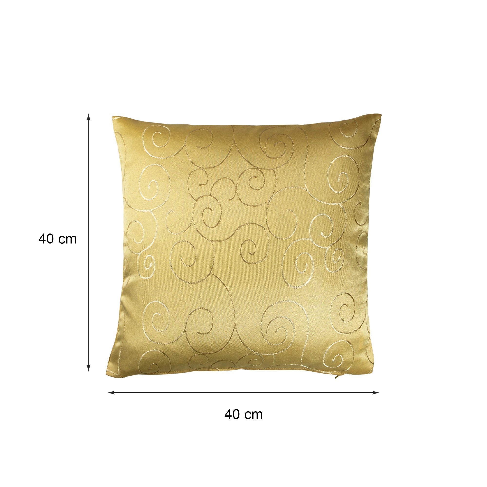 Haus und Deko Kissenbezug Kissenbezug Damast Circle Ornamente, (1 Stück) günstig online kaufen