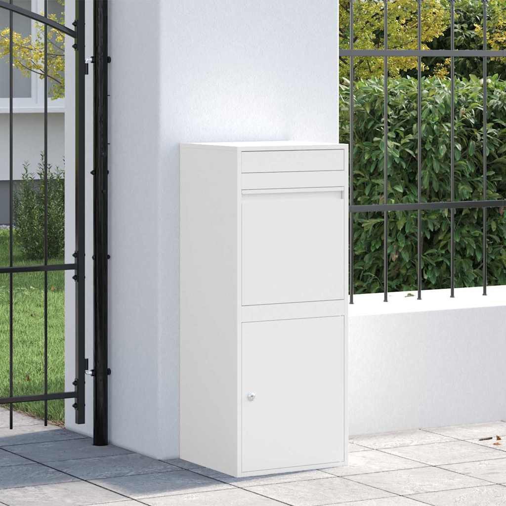 vidaXL Briefkasten Paketdrop-Box Weiß 41 x günstig online kaufen