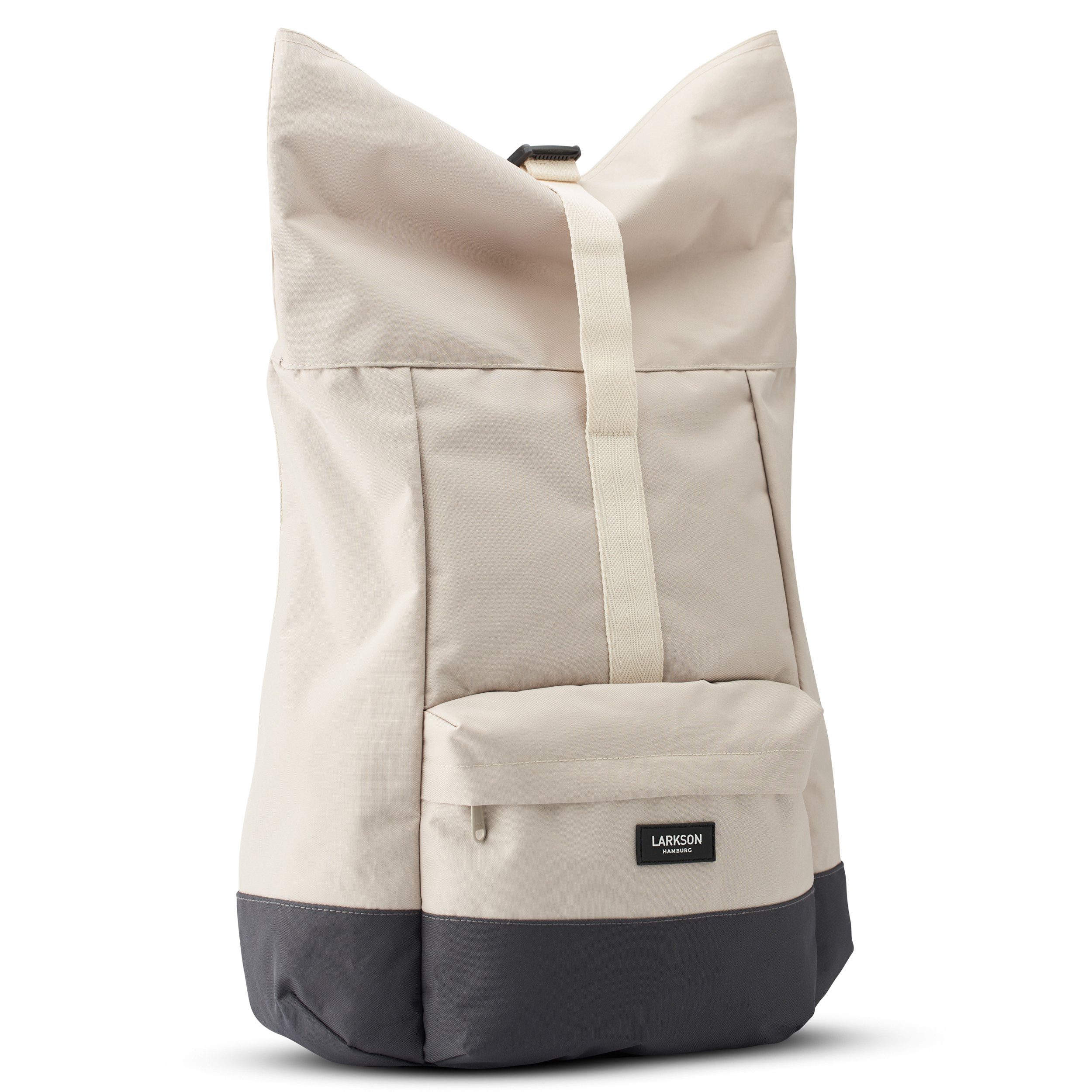 LARKSON Cityrucksack ALVA, Rolltop Damen Herren, Laptop Fach, Wasserabweisend