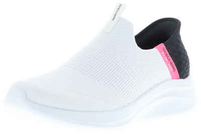 Skechers 149707/WBK Ultra Flex 3.0-Fresh Time White Black Sneaker Können in der Waschmaschine gewaschen werden