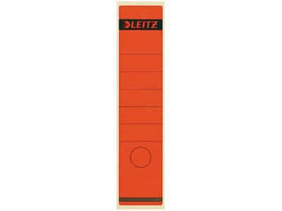 LEITZ Etikett Leitz Ordneretikett 16400025 lang/breit Papier rot 10 St./Pack. Hohe D