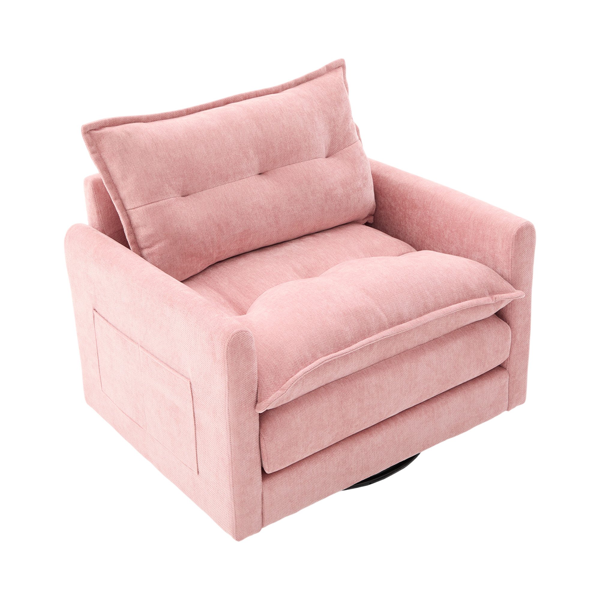 KLAM HOME Sessel 360° drehbarer Loungesessel günstig online kaufen