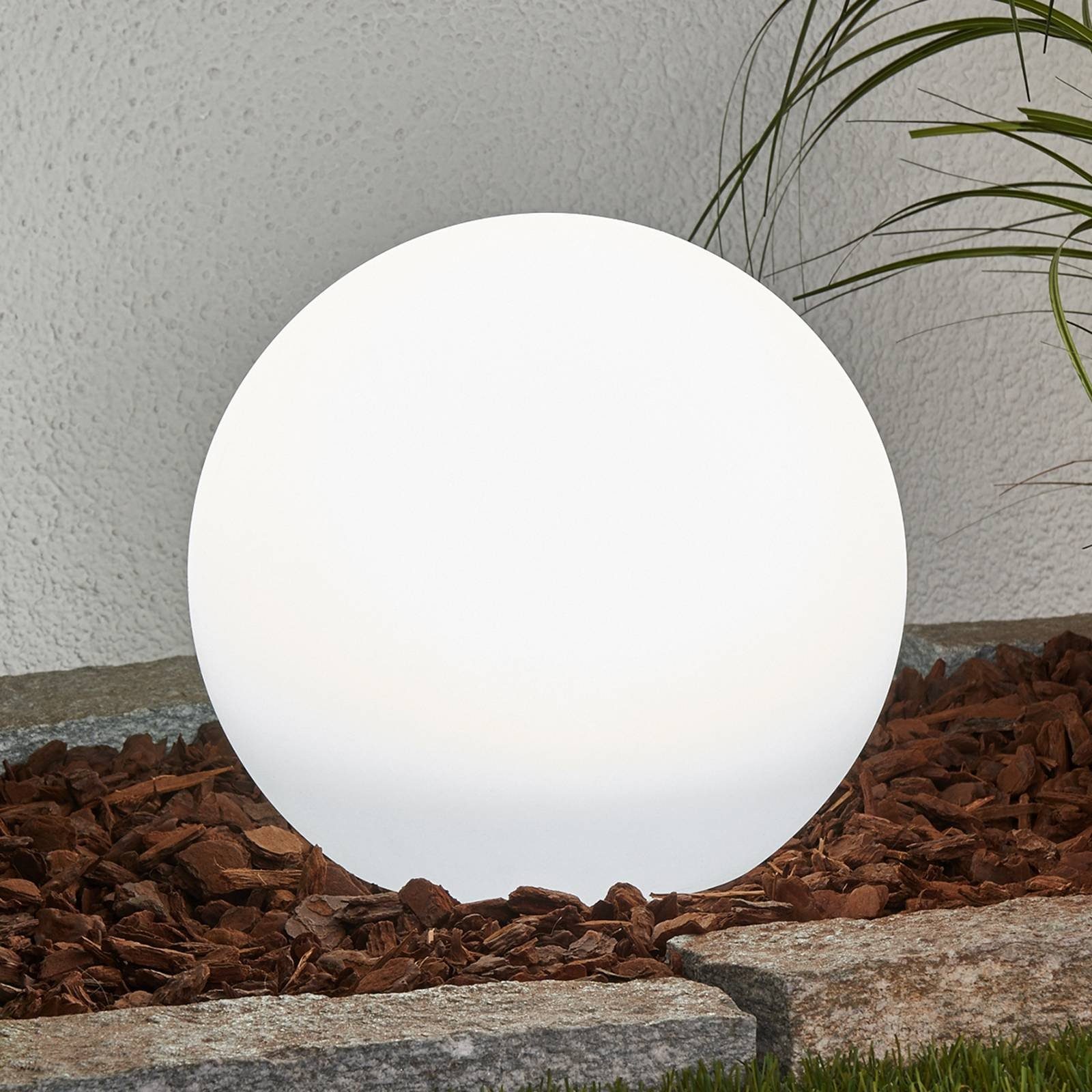 flammig, verbaut, inkl. Gartenleuchte LED-Leuchtmittel weiß, 3 Modern, fest Solarlampe Kunststoff, tageslicht, Leuchtmittel, Lago, Lindby