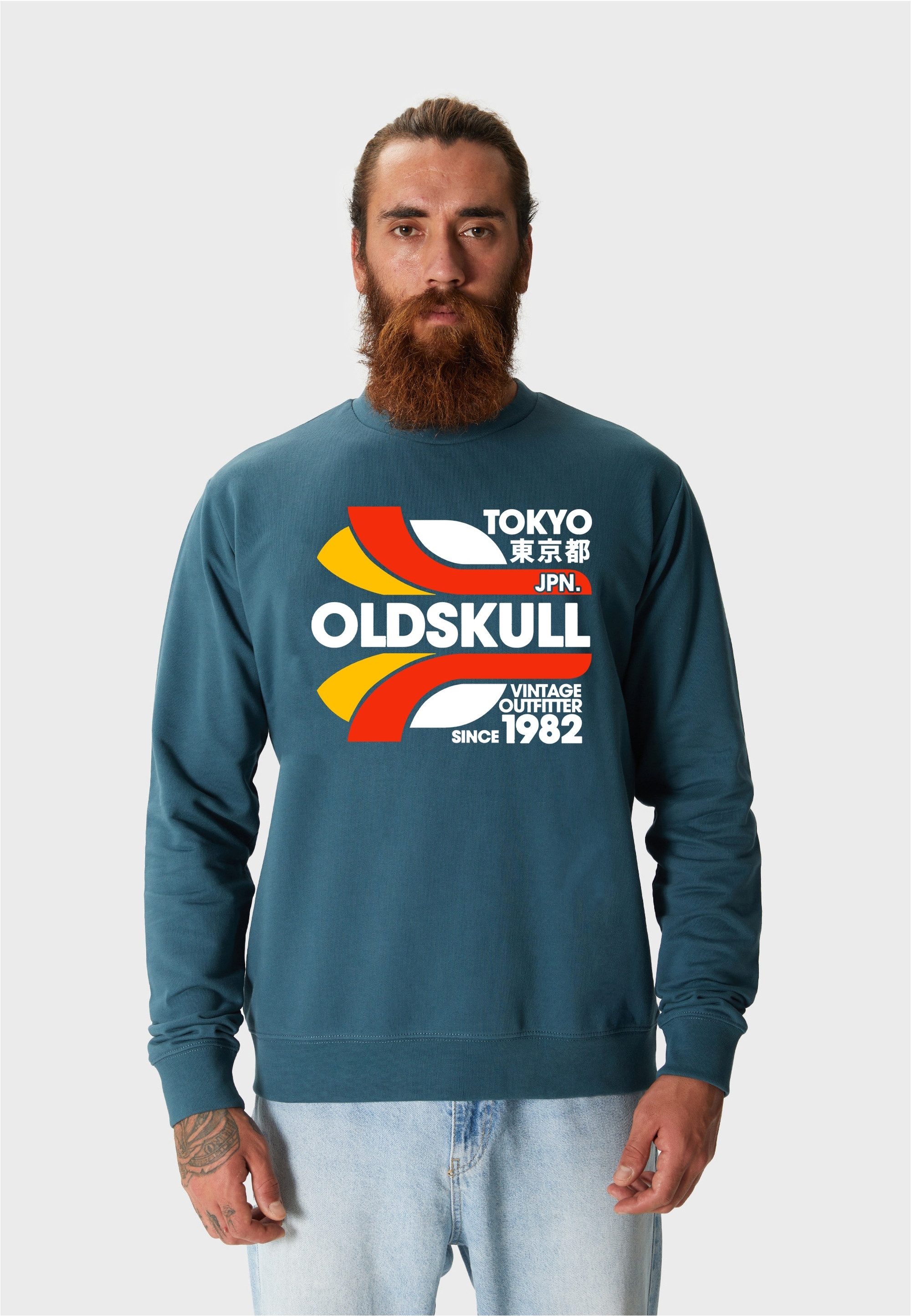 Oldskull Sweatshirt Retro Tokyopolis (1-tlg) mit günstig online kaufen