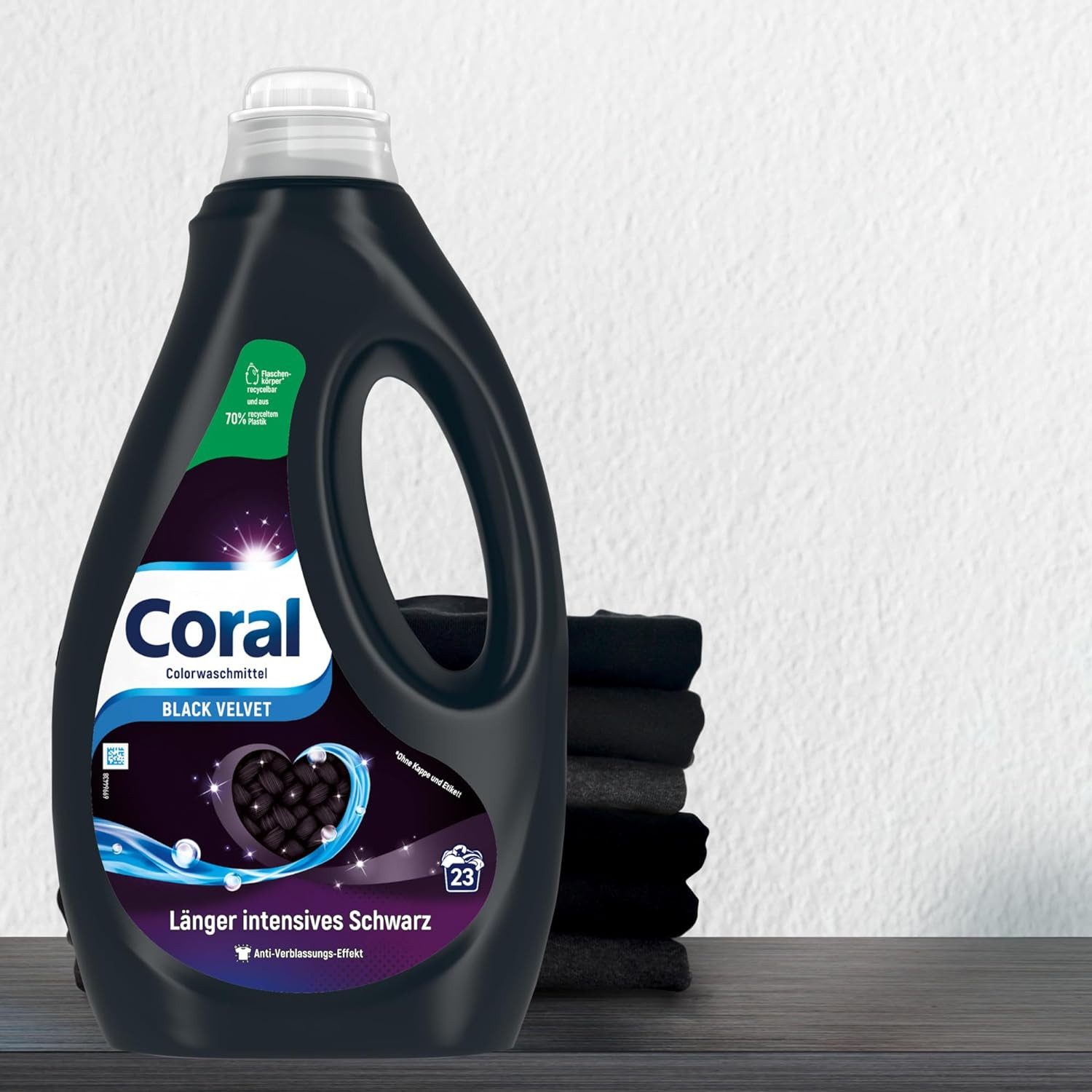 Coral Black Velvet 23WL (1.15L) für länger intensives Schwarz Colorwaschmittel (1-St)