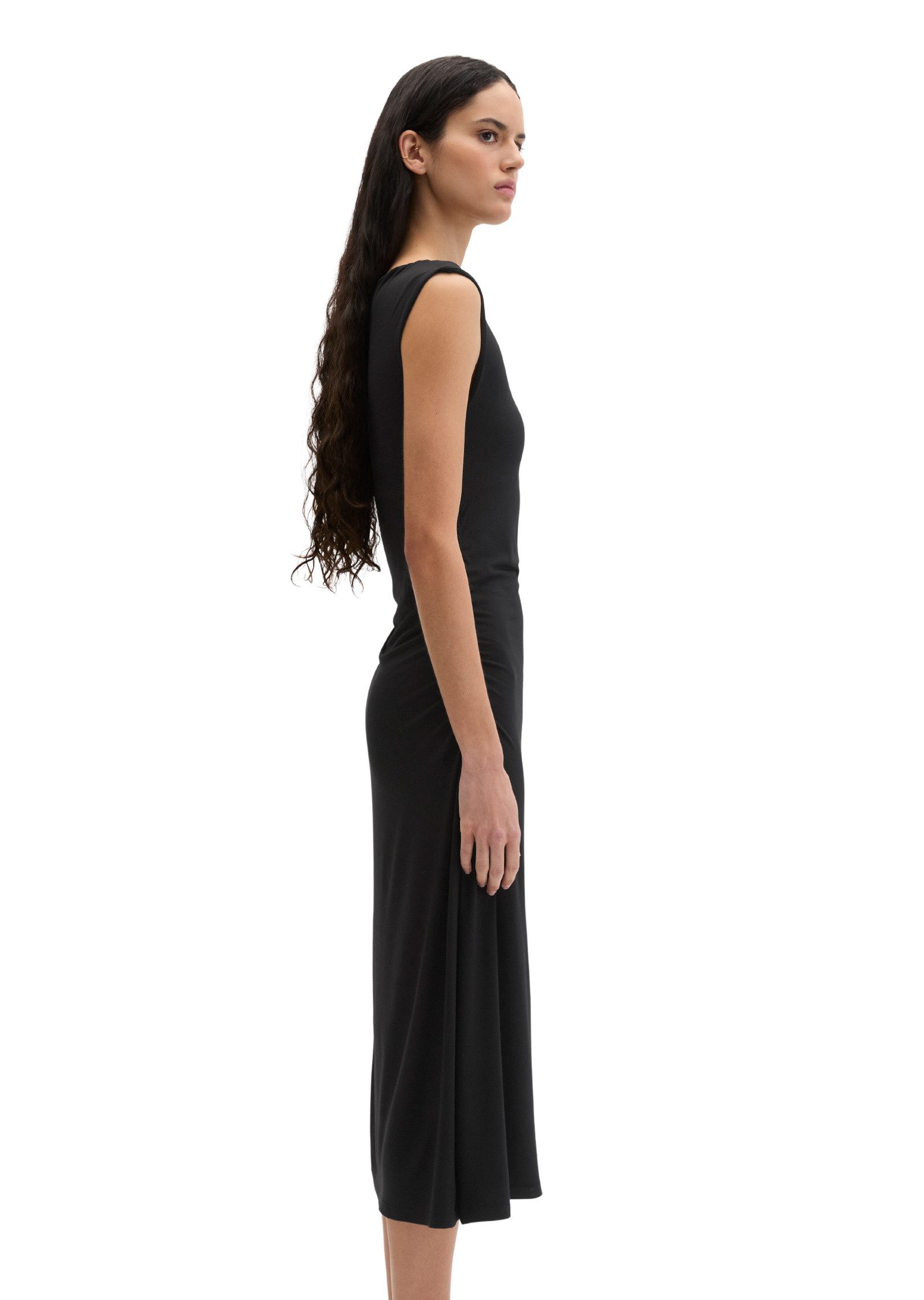 Marc O'Polo Jerseykleid mit geraffter Seitenpartie