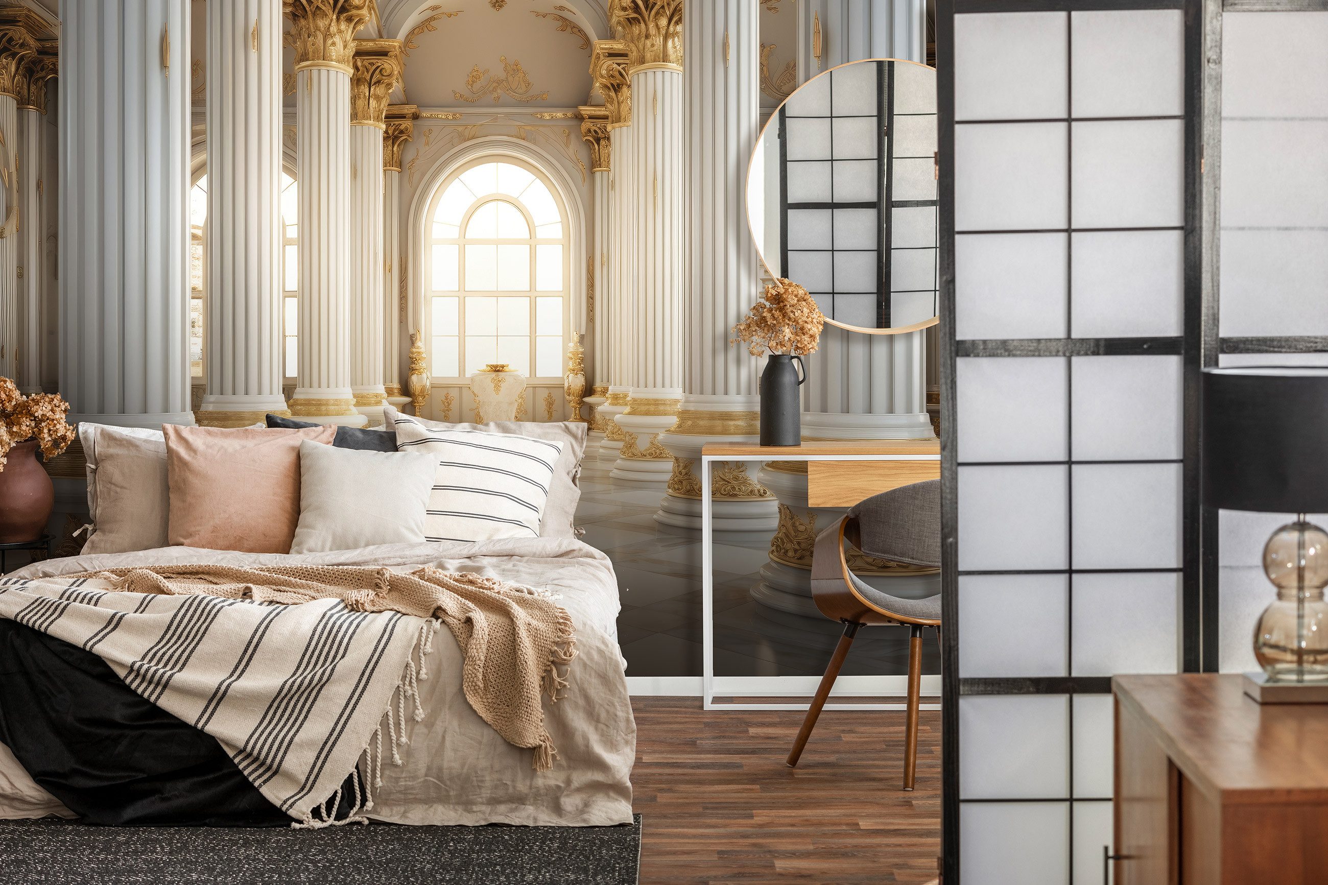 Wallarena Fototapete Schloss Vintage Vlies Tapete Wohnzimmer Schlafzimmer W günstig online kaufen