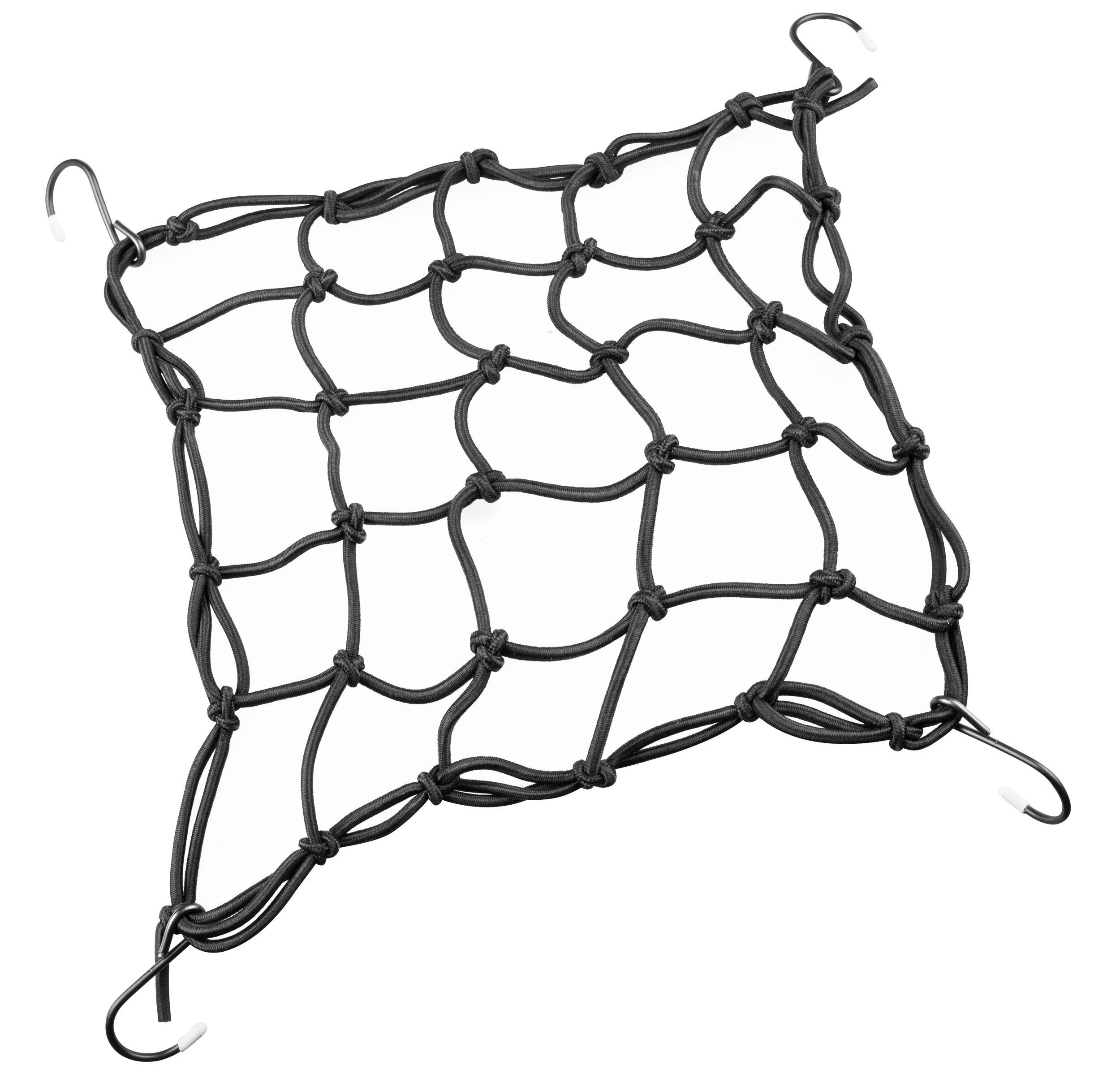 Fahrrad-Gepäckträger elastische Bänder "Netz", 25 x 25 cm, schwarz