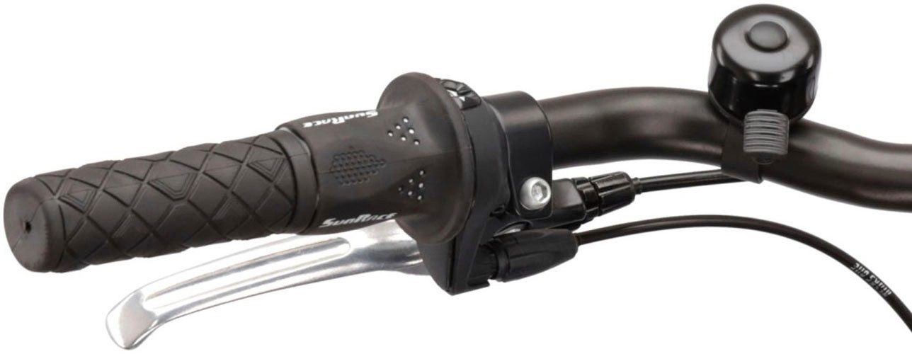 Kross Trekkingrad KROSS Trekkingrad Trans 1.0 28" schwarz, 21 Gang RDM41 Schaltwerk, Kettenschaltung