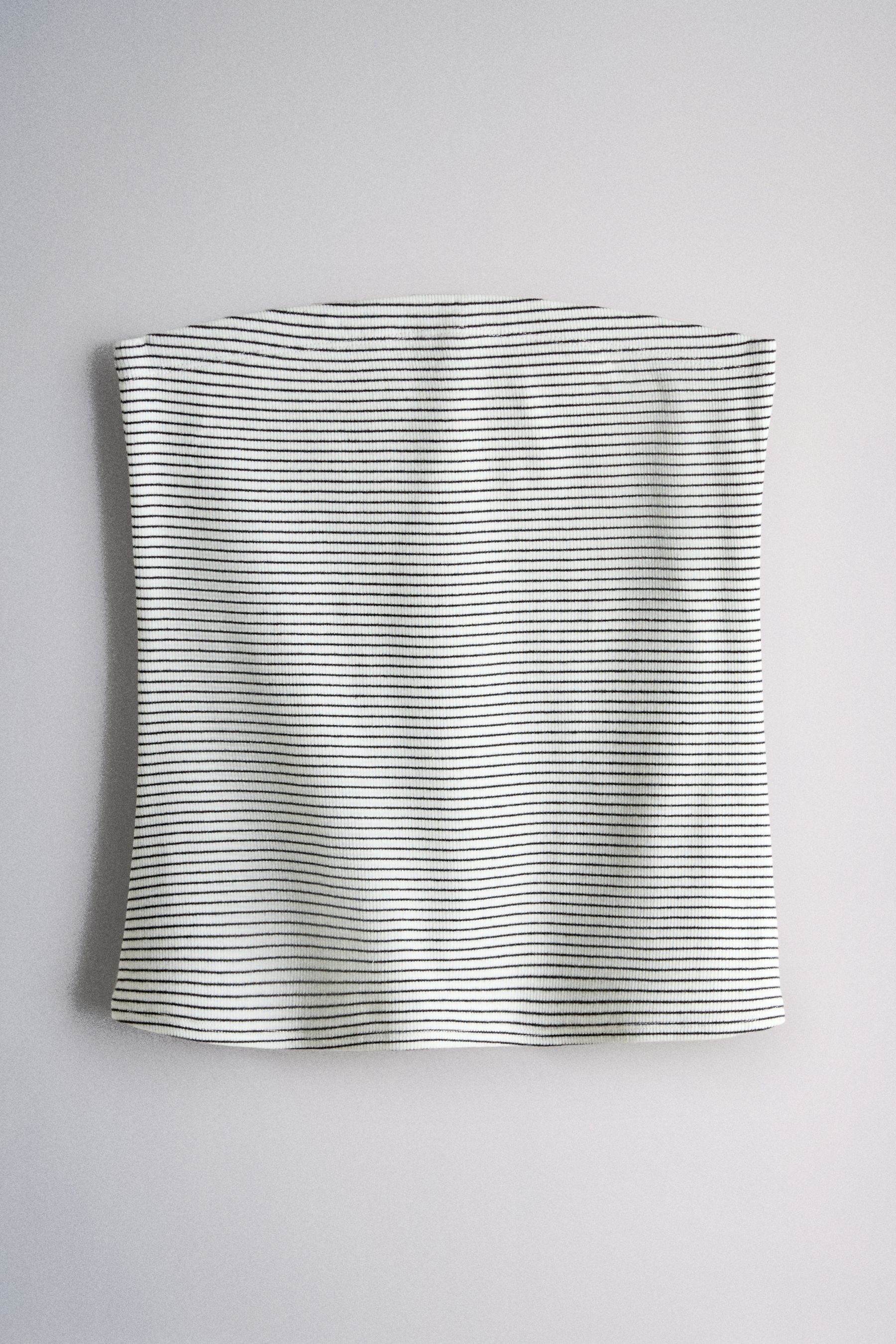 The Set Bandeautop 5er-Pack The Set Gerippte Bandeau-Tops (5-tlg)