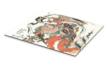 Posterlounge Alu-Dibond-Druck Katsushika Hokusai, Tennin, Wohnzimmer Malerei