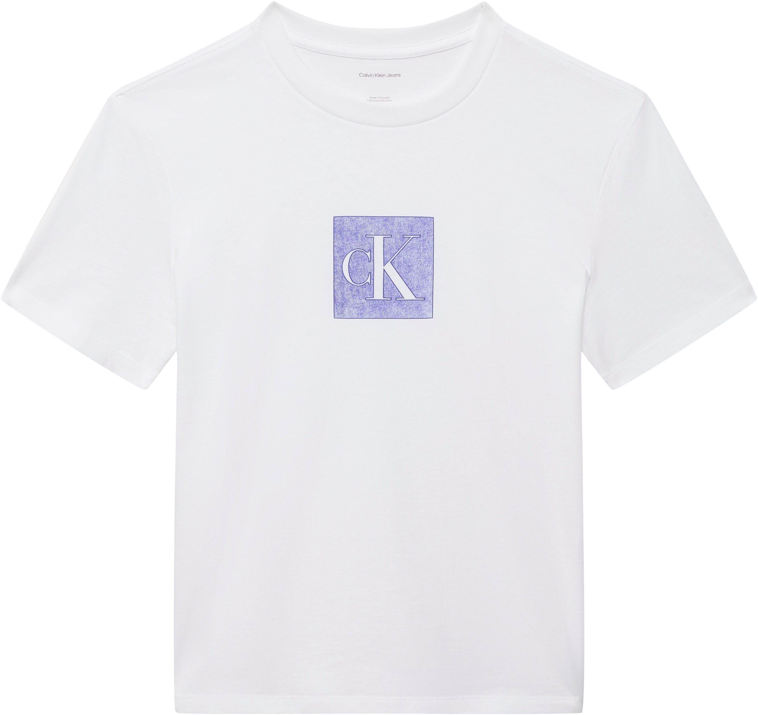 Calvin Klein Jeans T-Shirt CLASSIC FIT MONOGRAM TEE Regular fit mit Rundhal günstig online kaufen