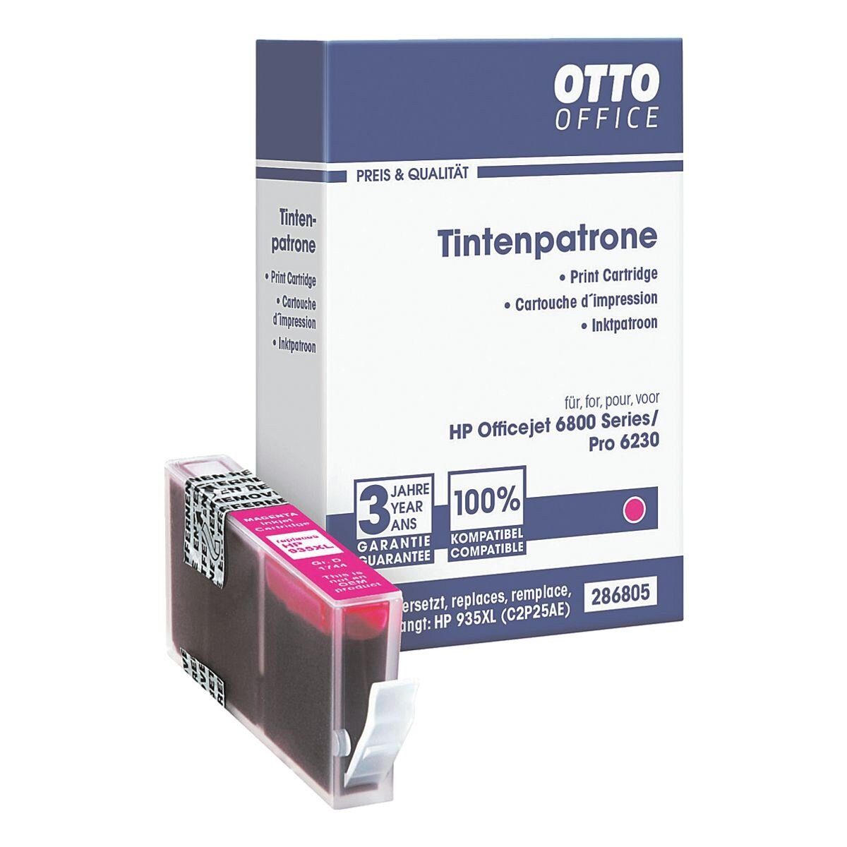 Otto Office  Office C2P25AE Tintenpatrone (1-tlg., ersetzt HP »C2P25AE«, Nr. 935 XL, magenta)