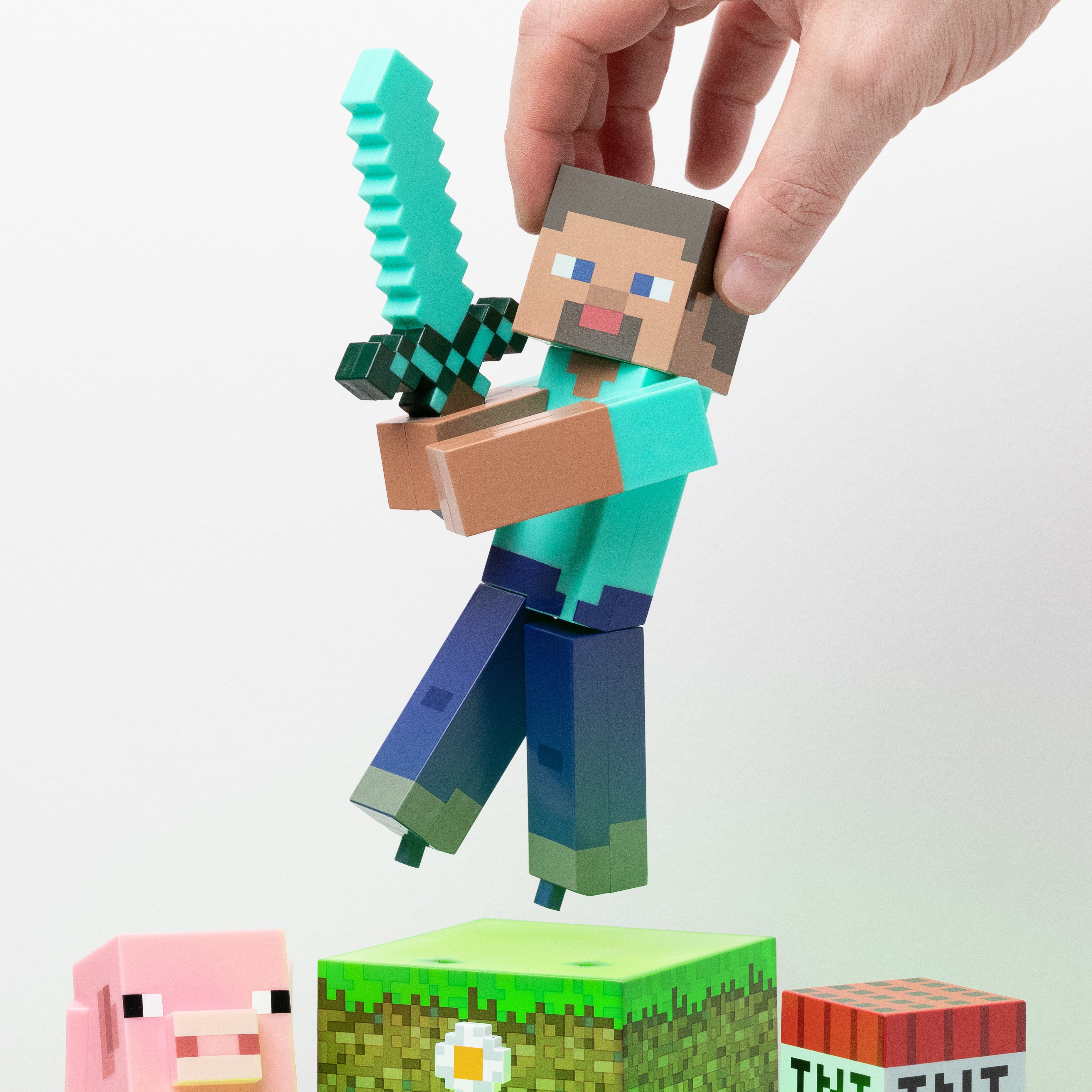 LED Dekolicht Leuchte Diorama Paladone Steve Minecraft