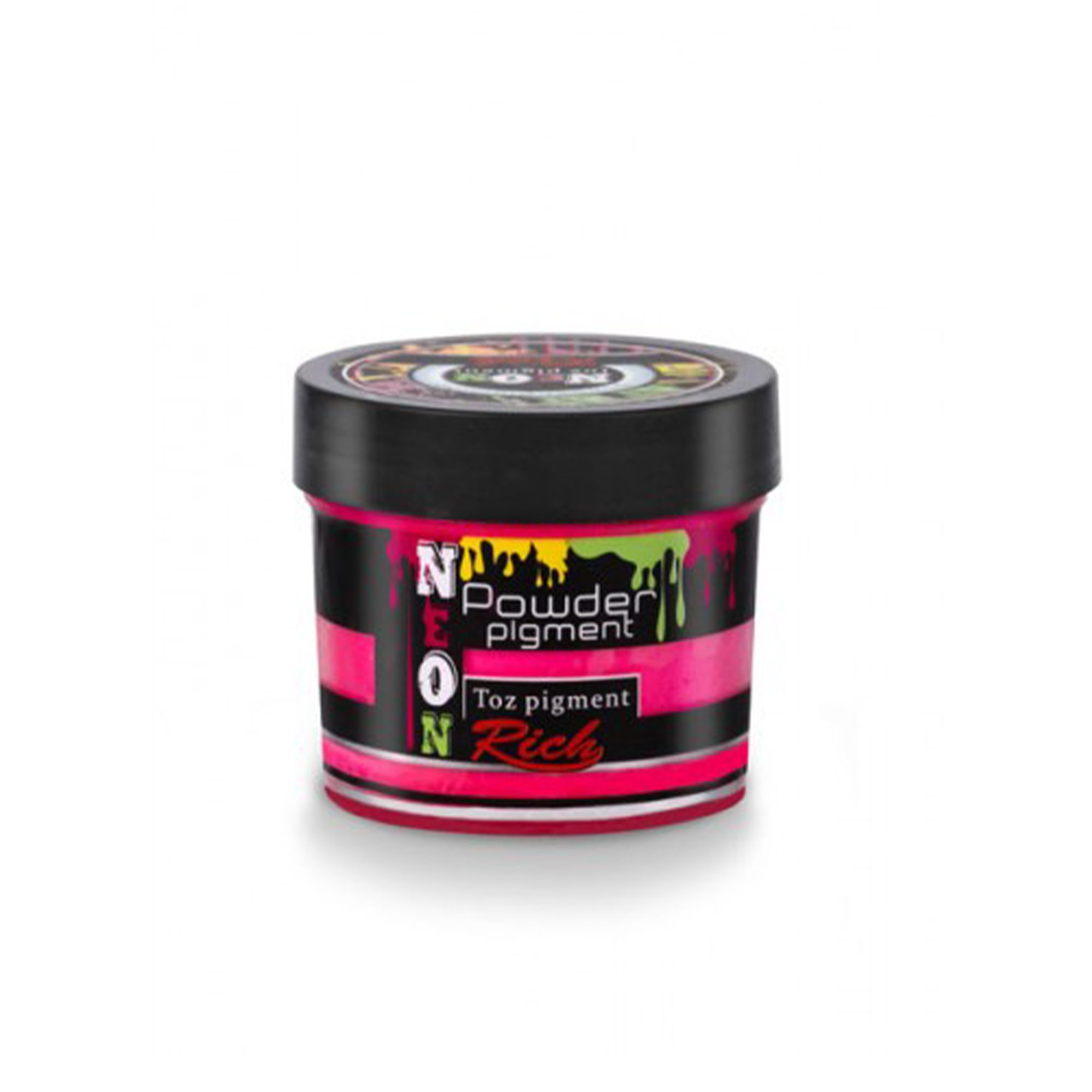 RICH Bastelfarbe Rich Neon Powder Pigment-Epoxy Resin Compatible Neon Color Powder 60ml