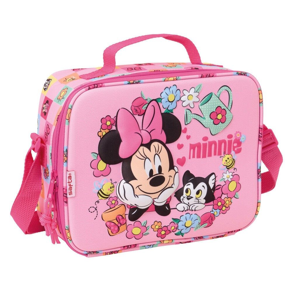 safta Kindergartentasche Disney Minnie 3D Thermo-Lunchtasche