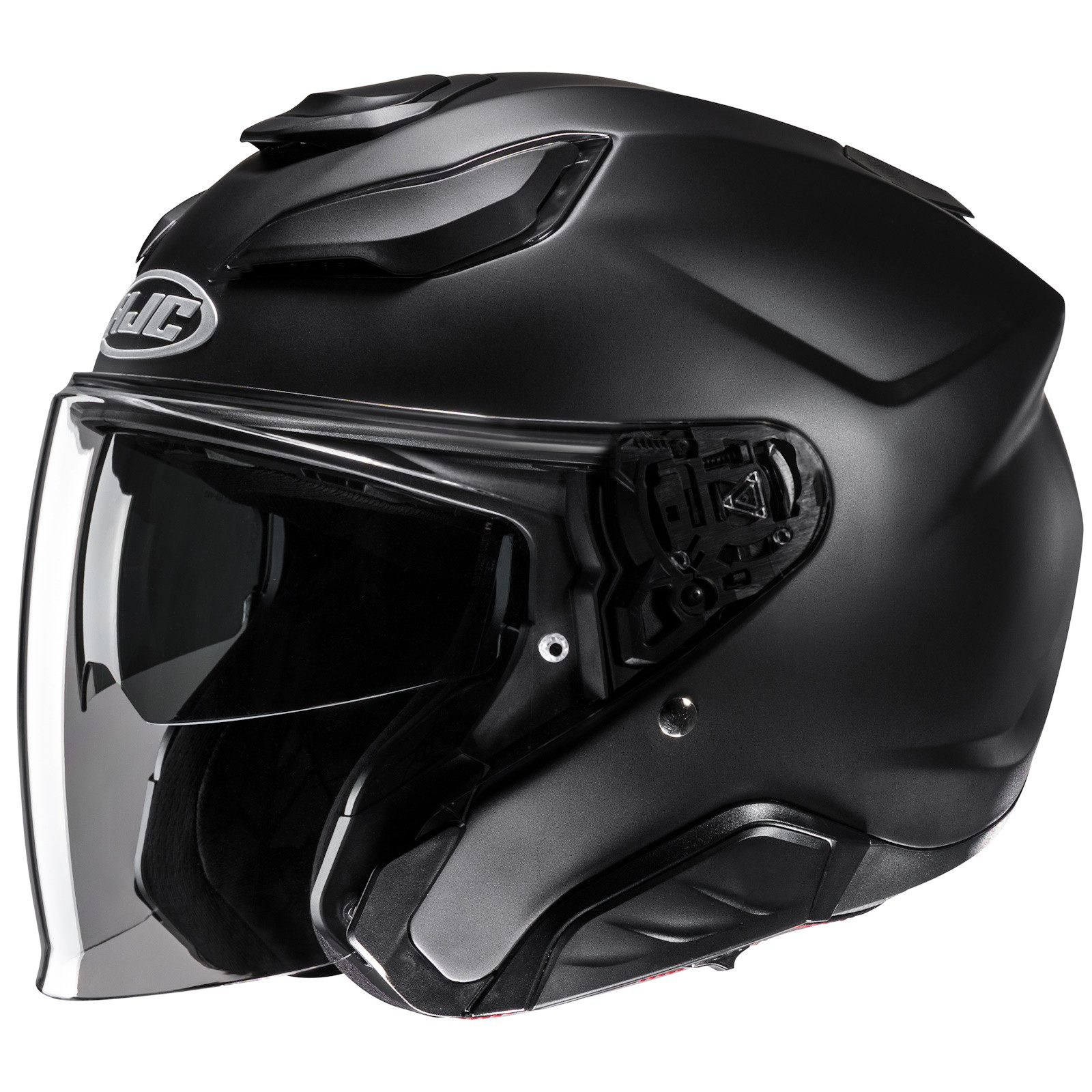 HJC Motorradhelm HJC F31 Solid semi matt schwarz Jethelm
