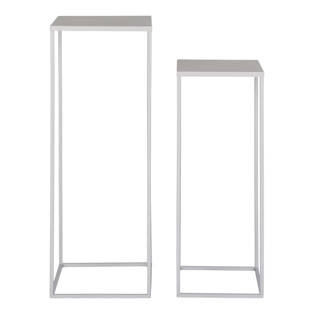 House Nordic Allzweckkorb Beja Blumenstand Satz von 2 Stk. grau.
