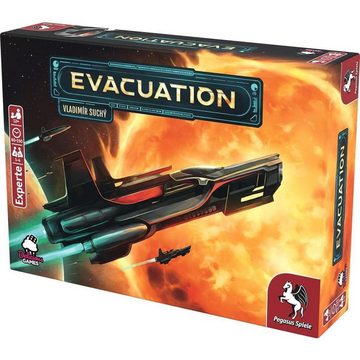 Pegasus Spiele Spiel, Familienspiel 56260G - Evacuation DE, Strategiespiel