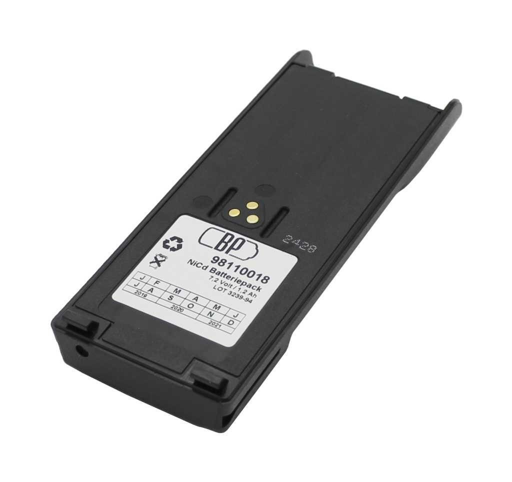 AccuCell Funkakku NiCd 7,2V 1200mAh ersetzt Motorola FuG11b Akku 1200 mAh (7,2 V)