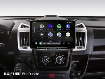ALPINE iLX-F115DU für Fiat Ducato 250/290 Autoradio mit 11-Zoll-Touchscreen Autoradio