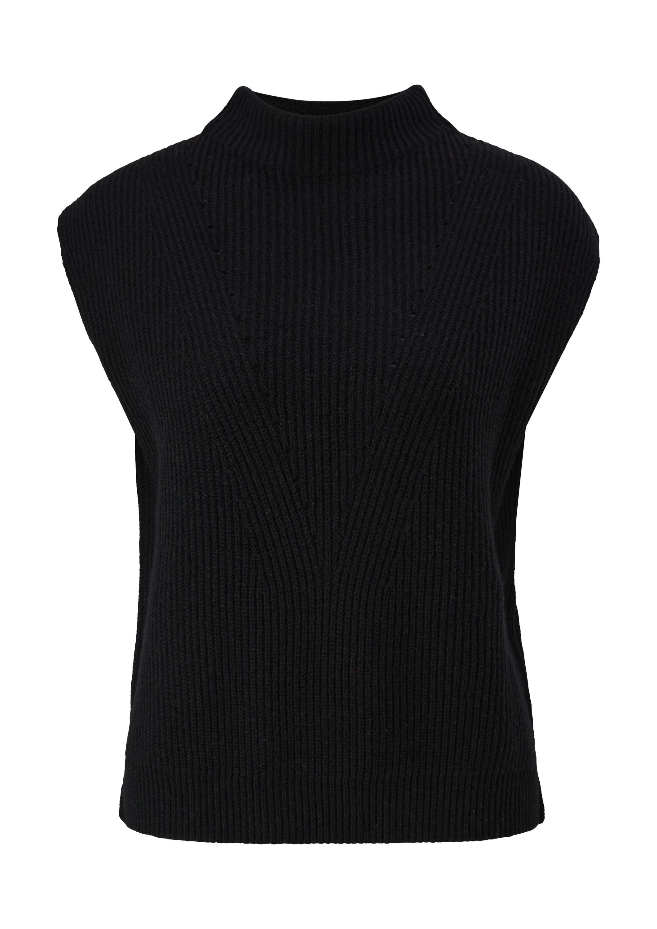 s.Oliver Rundhalspullover Strickpullunder Pullunder aus Kaschmirmix günstig online kaufen