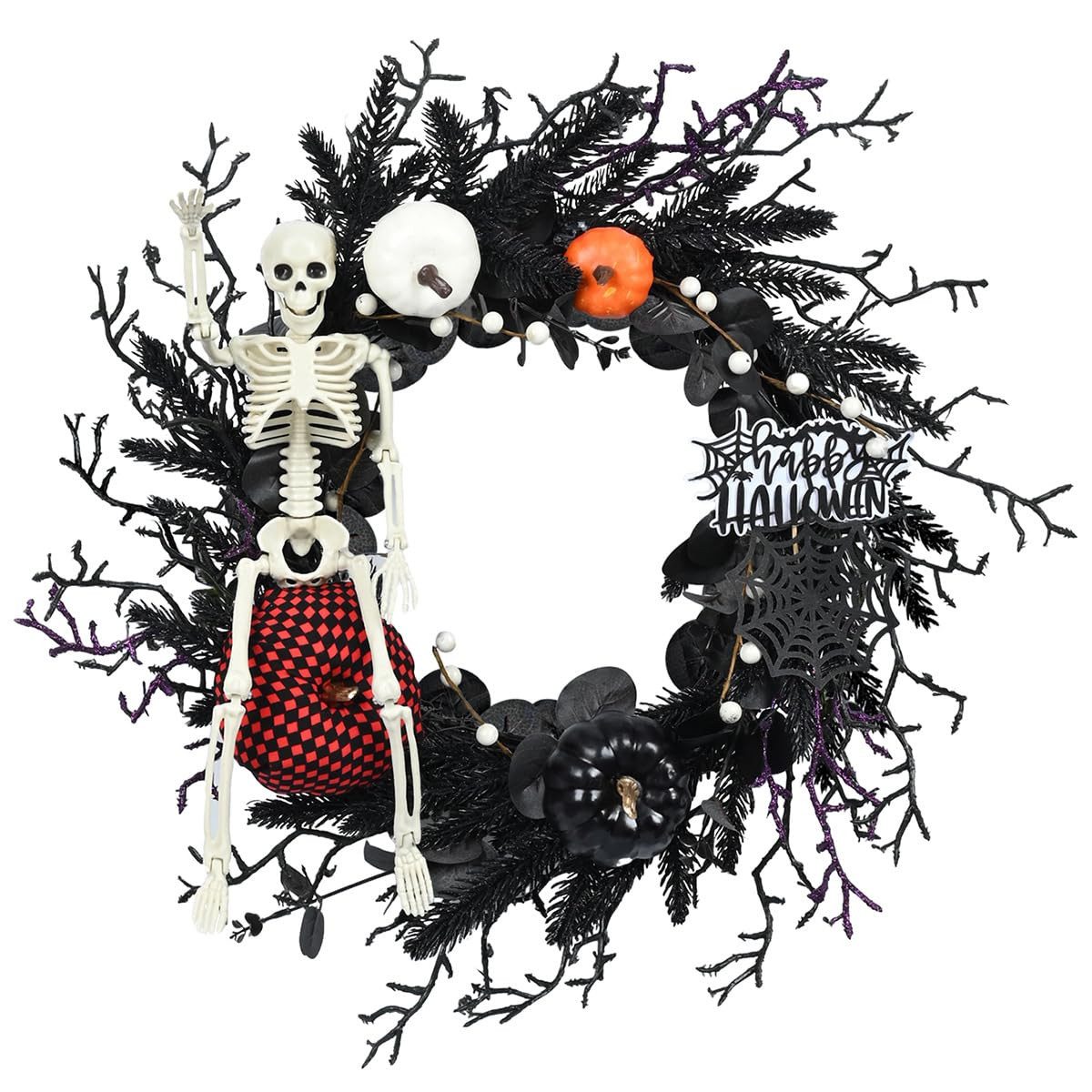 CLTYQ Dekoobjekt Halloween Kranz, Halloween Künstliche, günstig online kaufen