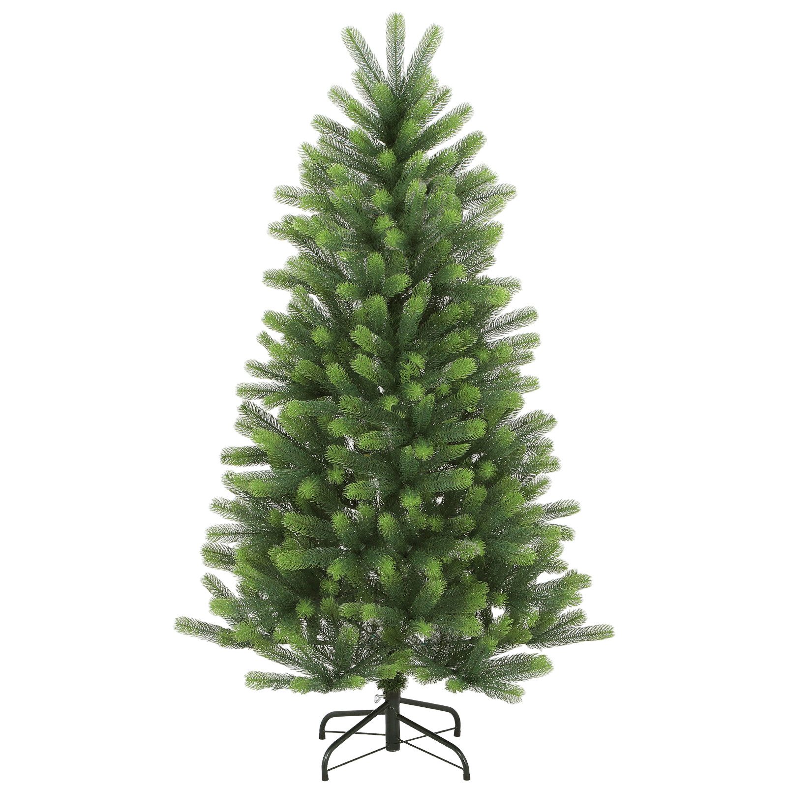 Salcar Künstlicher Weihnachtsbaum Weihnachtsbaum Künstlich Tannenbaum Christbaum mit 100% PE Spitzen, Nordmanntanne, 120cm mit 280 Spitzen