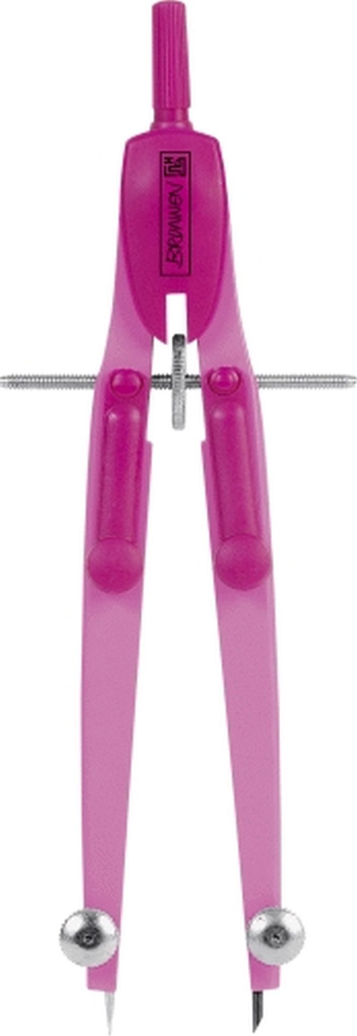 BRUNNEN Spitzzirkel BRUNNEN Schnellverstellzirkel Tasten pink 104965526