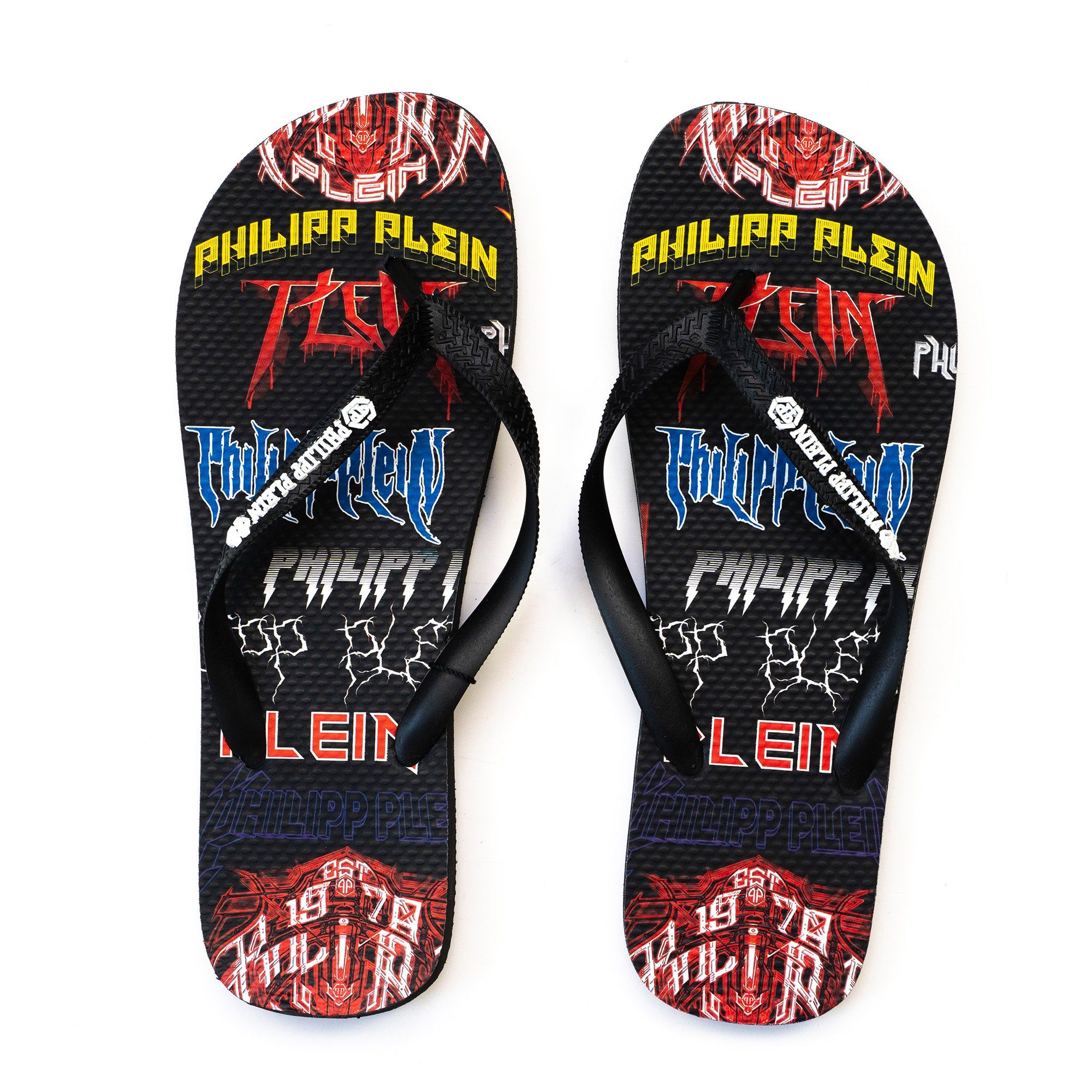 PHILIPP PLEIN IMPS902 Zehentrenner Schwarz, inklusive günstig online kaufen