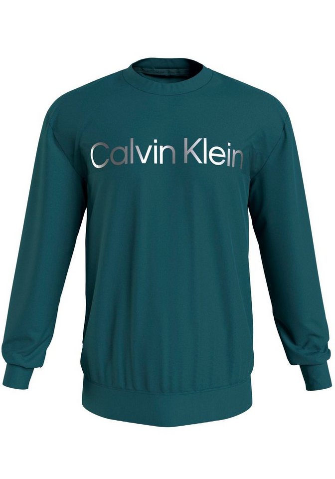 Calvin Klein Underwear Sweatshirt L/S SWEATSHIRT mit Rundhalsausschnitt,  Sweatware aus recyceltem Polyester