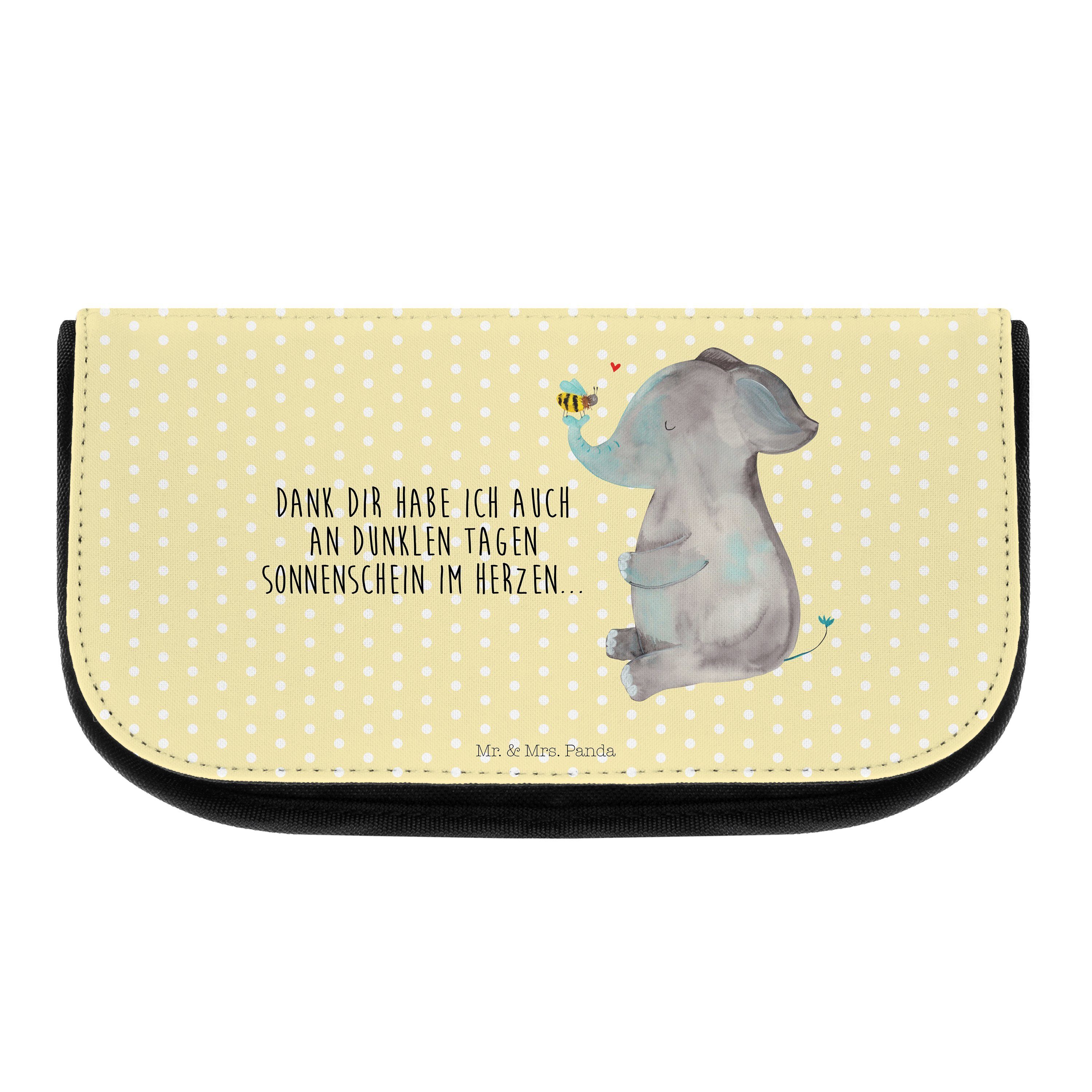 Mr. & Mrs. Panda Kosmetiktasche »Elefant & Biene Gelb Pastell