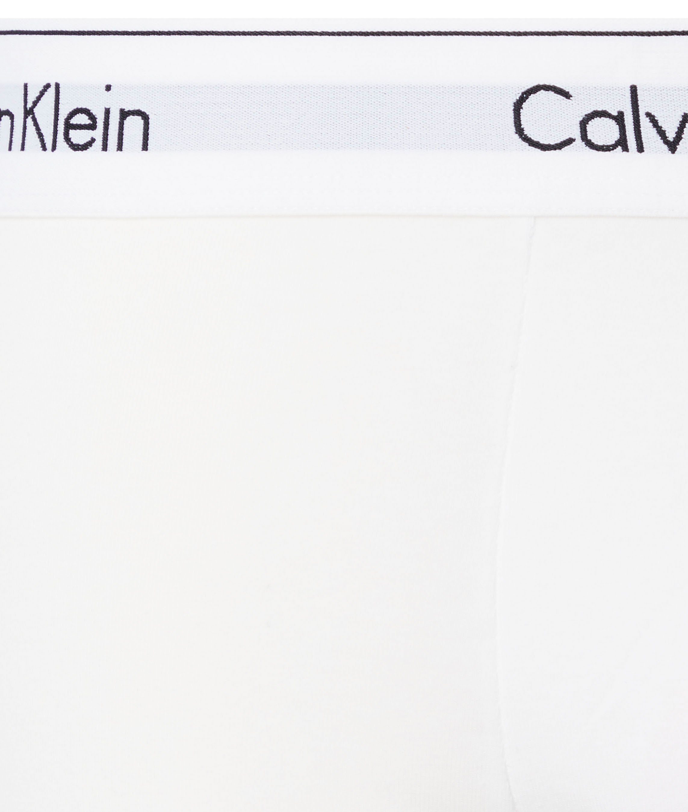 3er-Pack) Calvin mit Logoschriftzug Underwear Boxer 3-St., (Packung, weiß am Wäschebund Klein