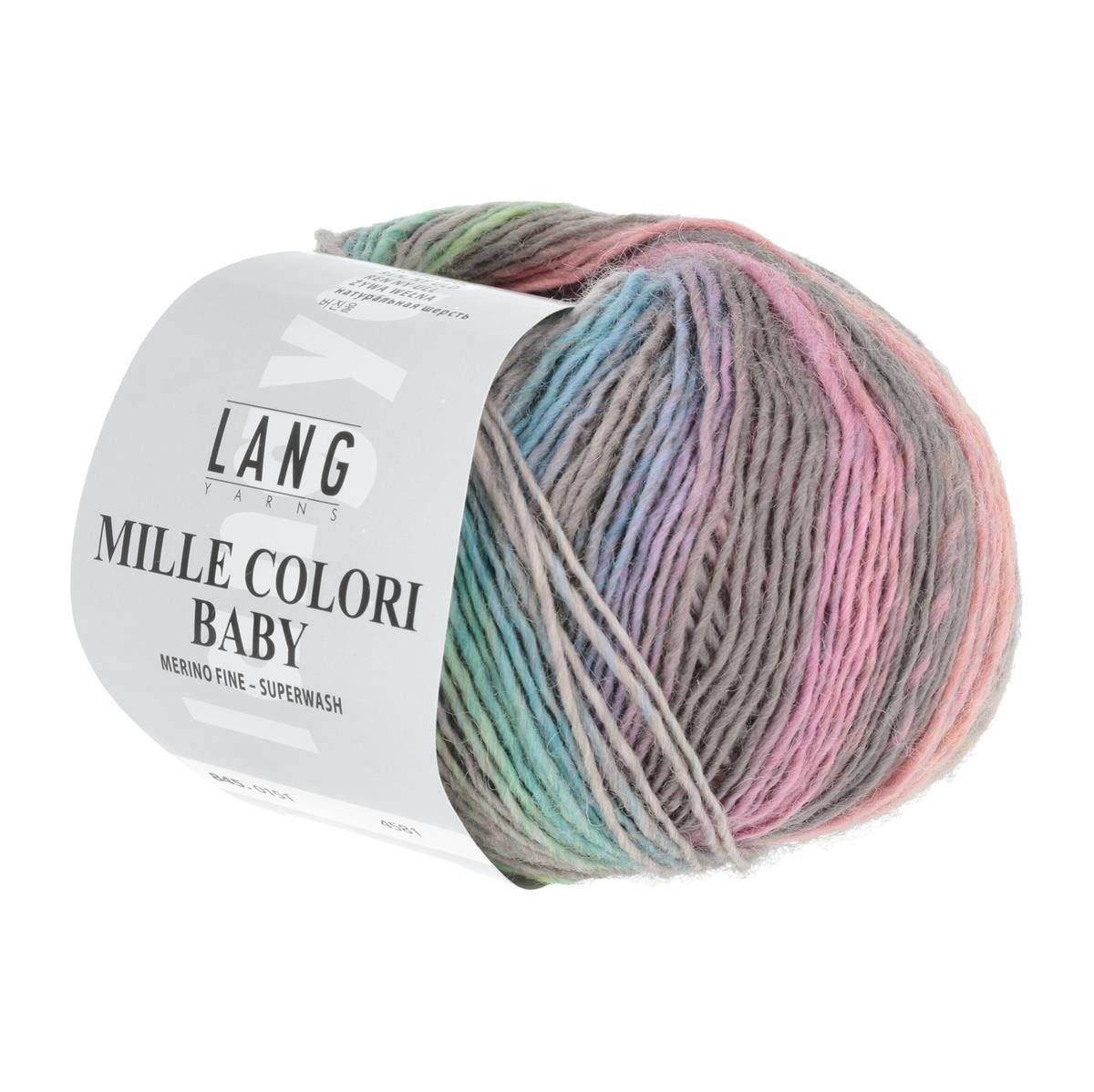 LANG YARNS Mille Colori Baby Häkelwolle, 190 m