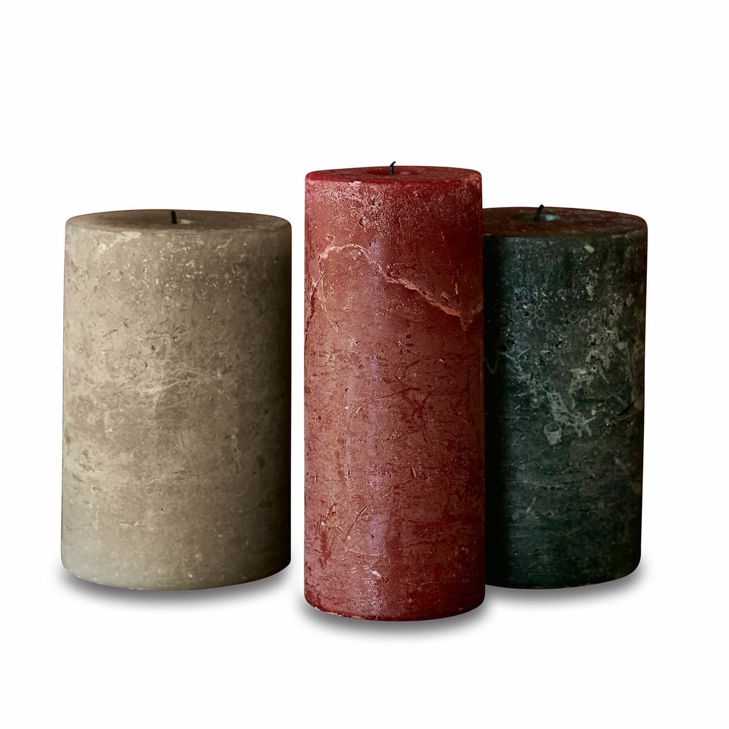 Mirabeau Stumpenkerze Kerze 3er Set Salis bunt (3er Set, 3er Set), none