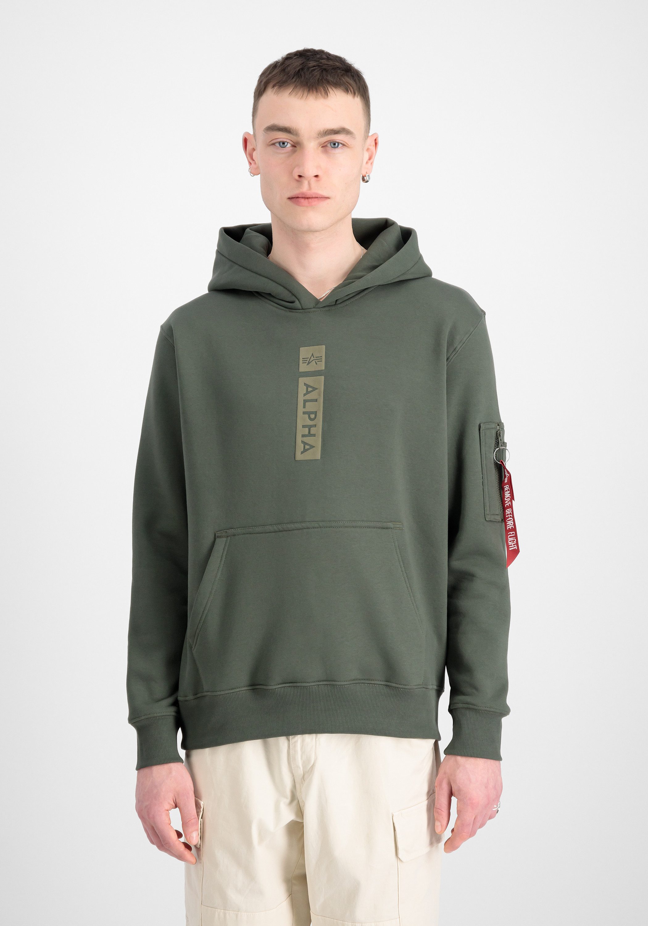 Alpha Industries Hoodie Alpha Puff Print Hoodie