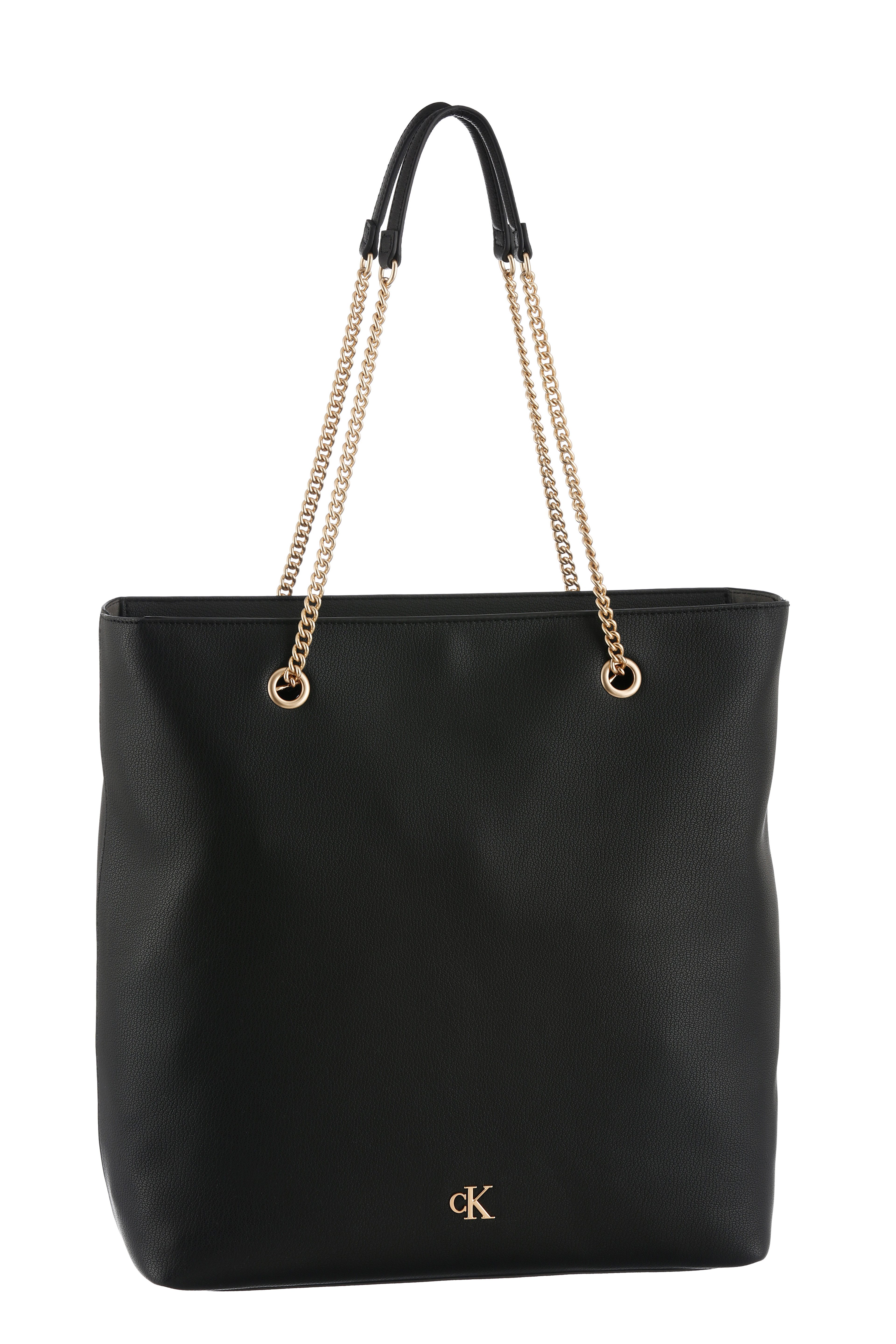 Calvin Klein Jeans Henkeltasche MINIMAL MONOGRAM CHAIN TOTE, Shopper, große günstig online kaufen