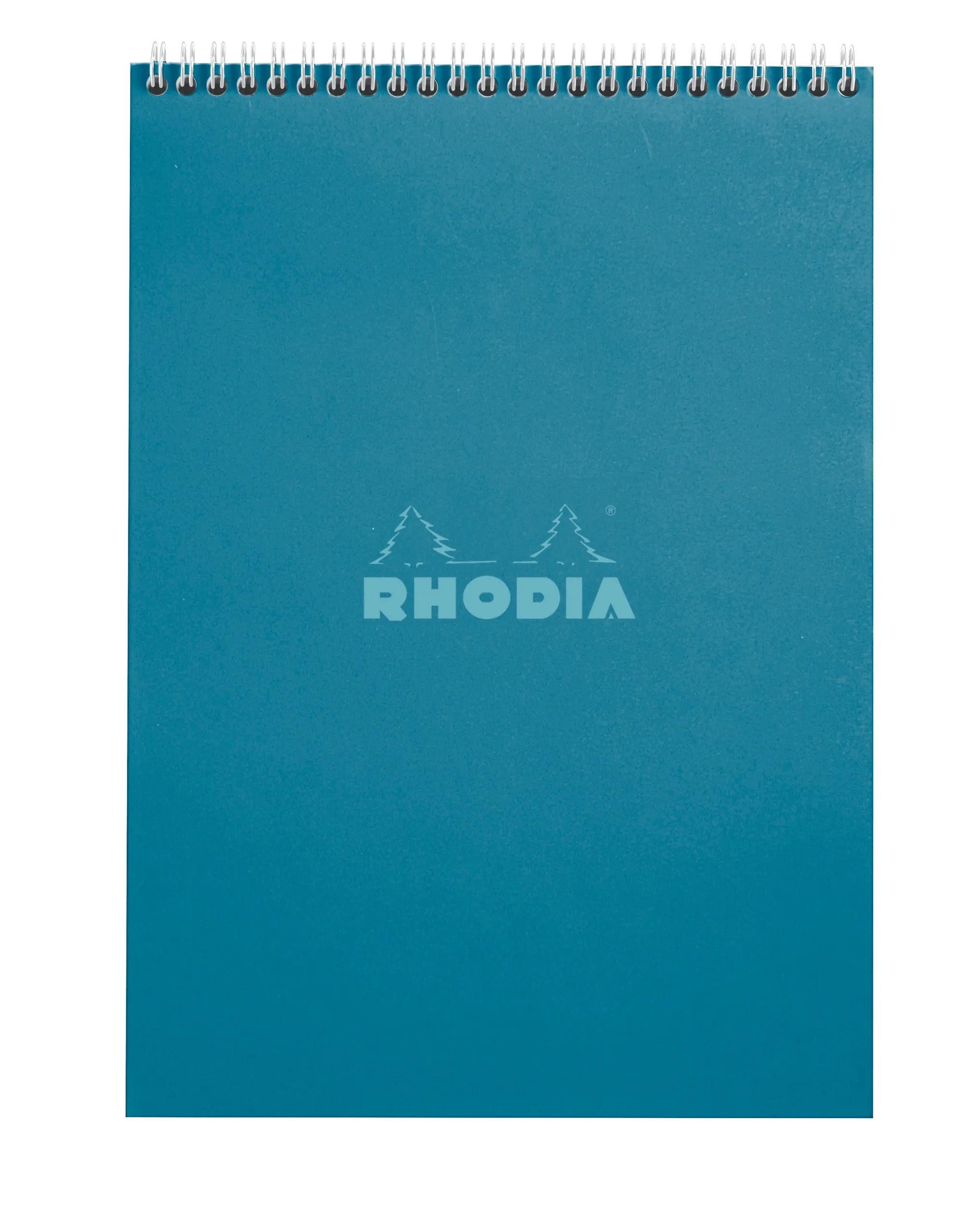 Rhodia Notizheft 5x Rhodia Block A4 Pfau Lin 80Bl 118422C, Spiralblock