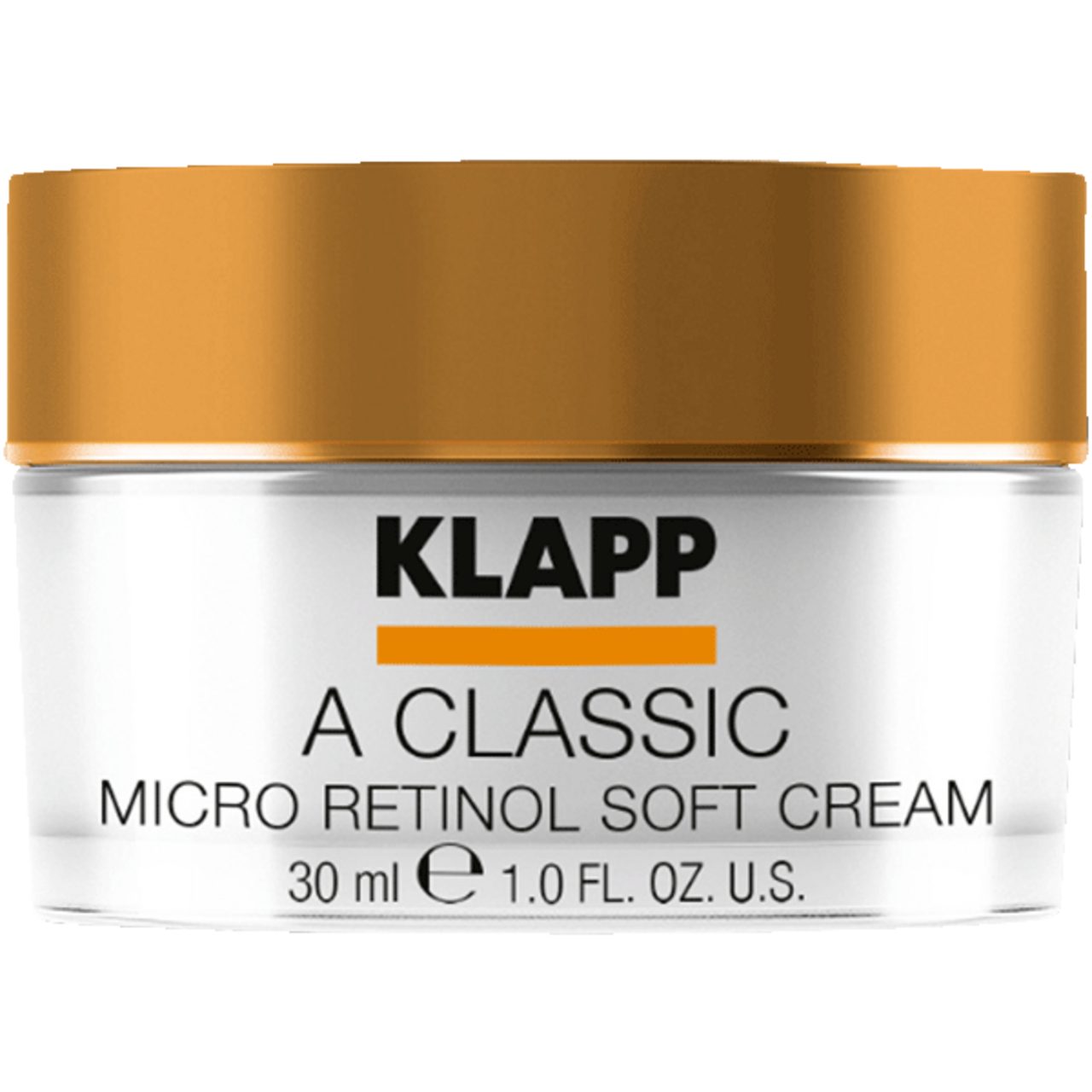 Klapp Cosmetics Anti-Aging-Creme A Classic Micro Retinol Soft Cream, für glattere, ebenmäßigere und frischere Haut