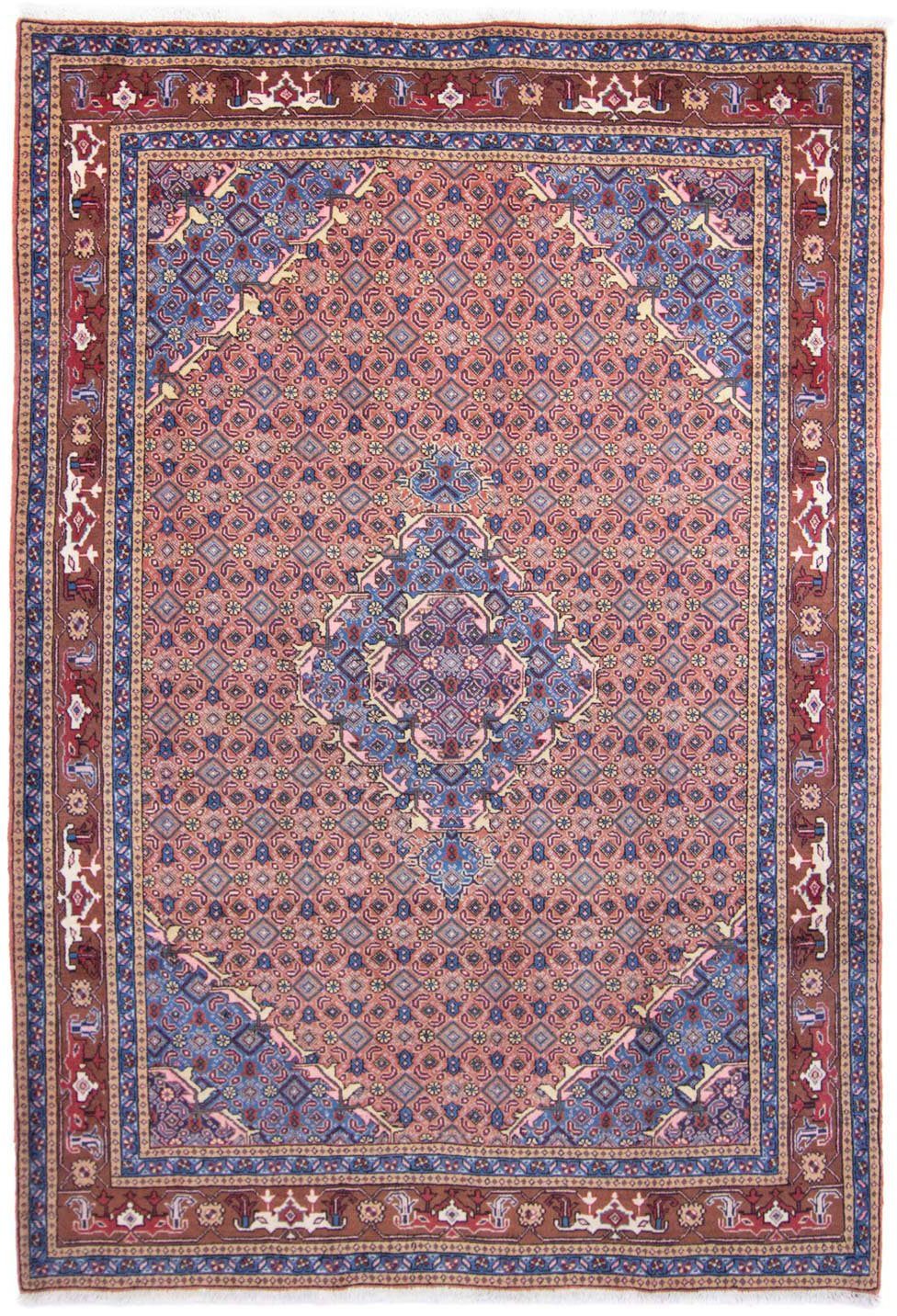 Wollteppich Ardebil Medaillon Rosso chiaro 294 x 204 cm, morgenland, rechteckig, Höhe: 10 mm, Unikat mit Zertifikat