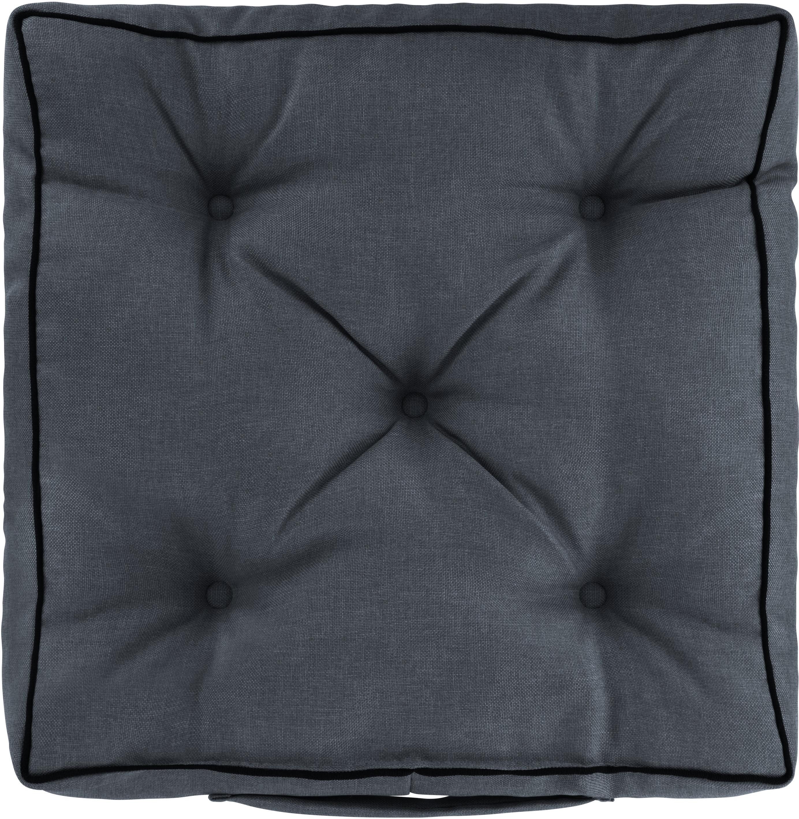 Aspero Sitzauflage 4 Stuhlkissen 45x45 cm Murcia, Gepolsterte Outdoor Auflage mit Steppung – Bild 3 von 5