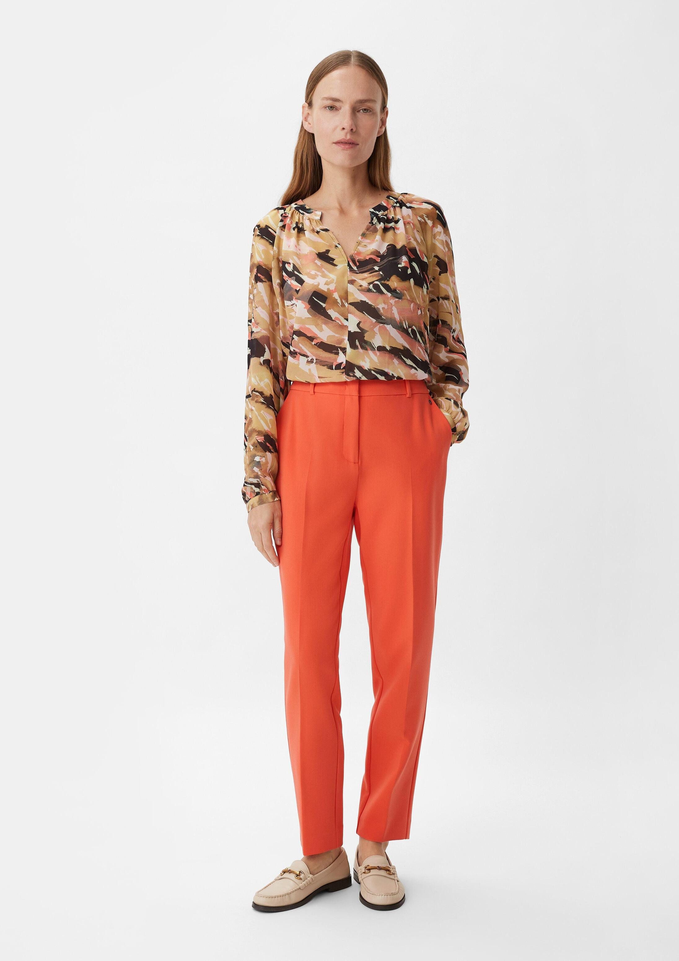 comma 7/8-Hose Hose Slim: Twill-Hose mit Slim Leg
