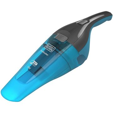 Black + Decker Nass-Trocken-Akkusauger WDC215WA Dustbuster Wet+Dry - Akku-Sauger - titanium/blau