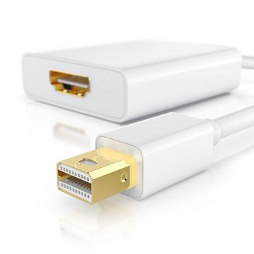 CSL Audio- & Video-Adapter Mini DisplayPort zu HDMI Typ A, Full HD MiniDP Adapter / Konverterkabel