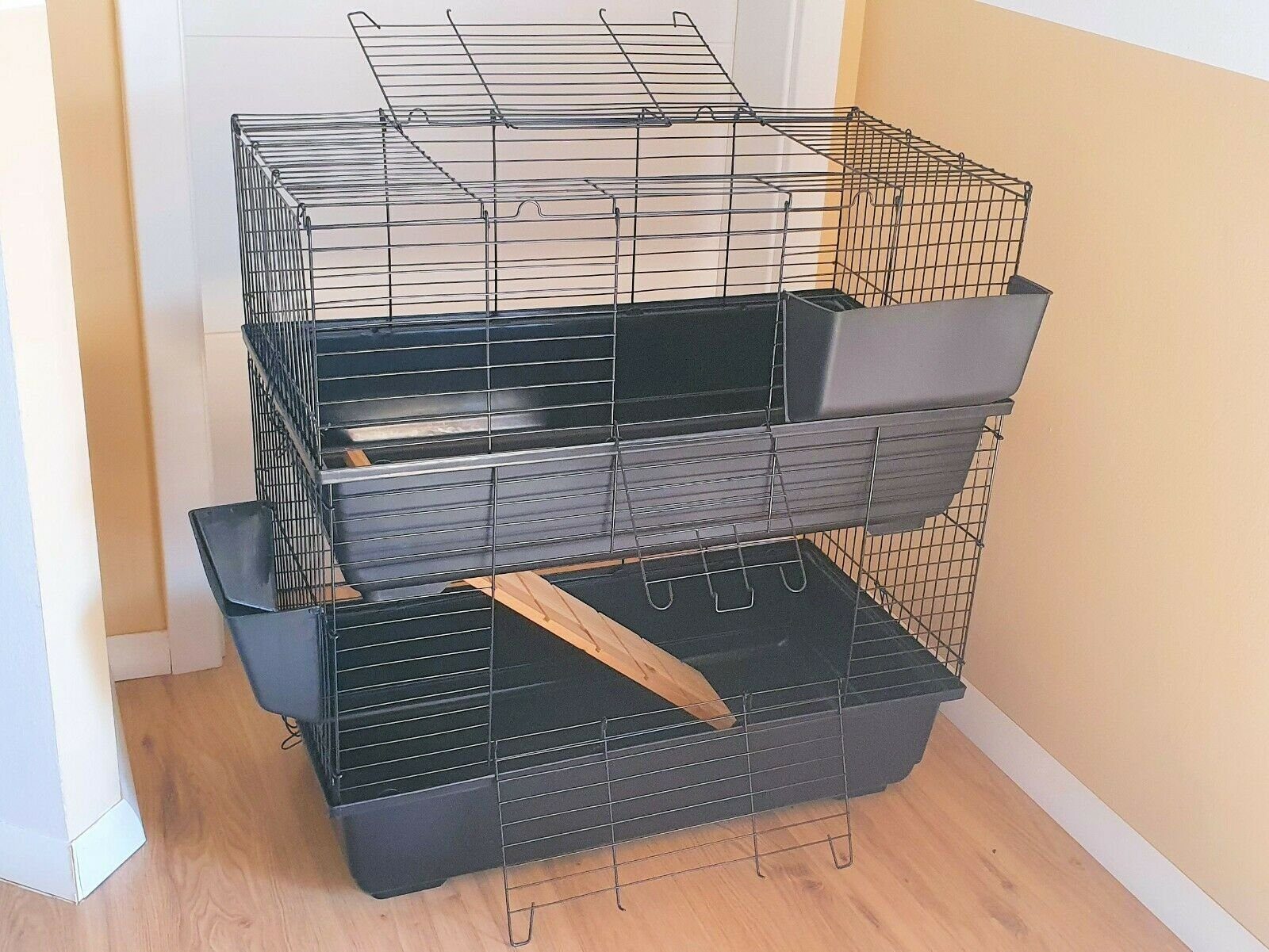 MYPETS Kleintierkäfig Nagerkäfig TOWER CAGE Nagervoliere Käfig Stall Kleintierkäfig Hase